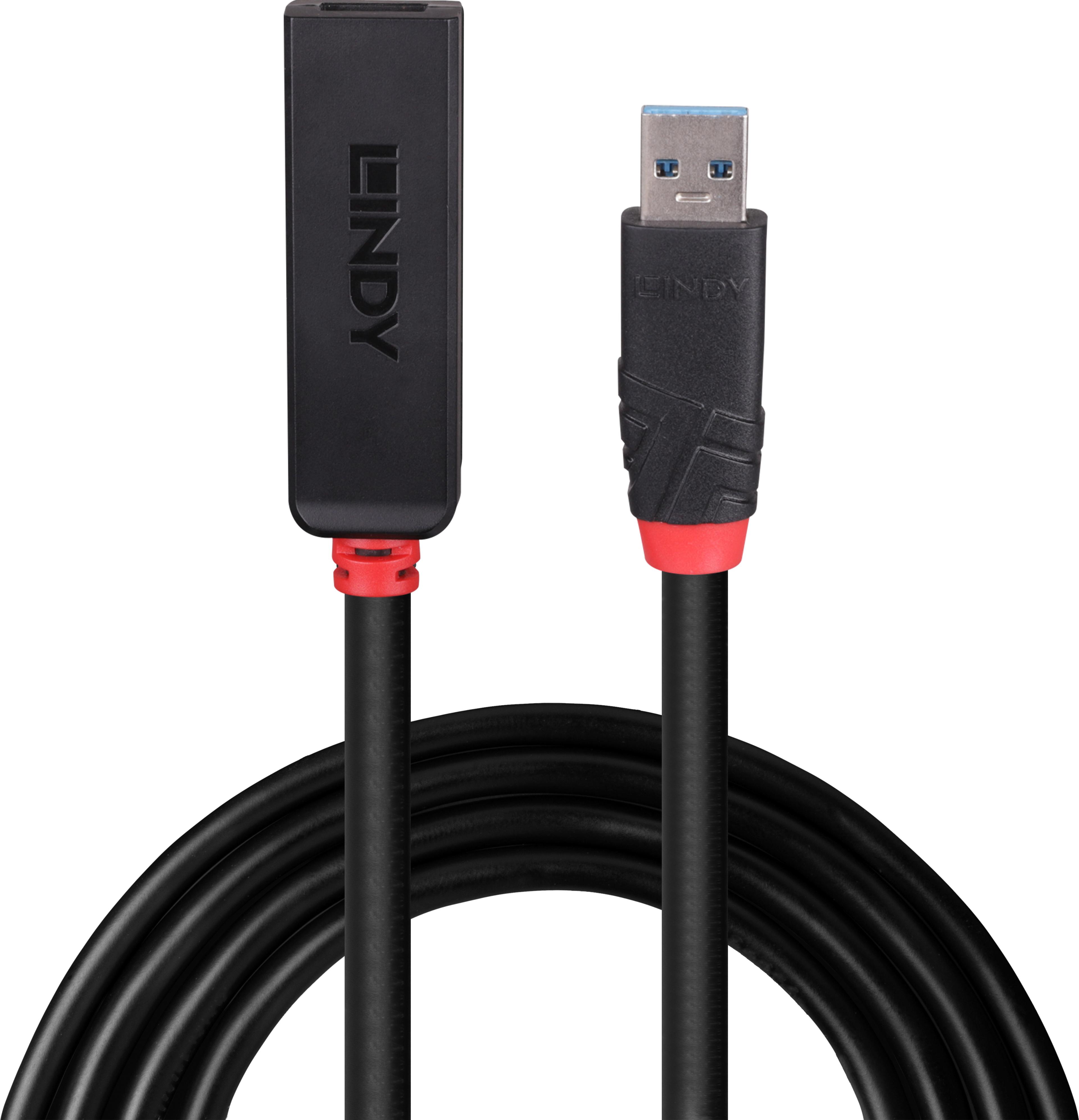 Rallonge USB LINDY type A actif, 3 m
