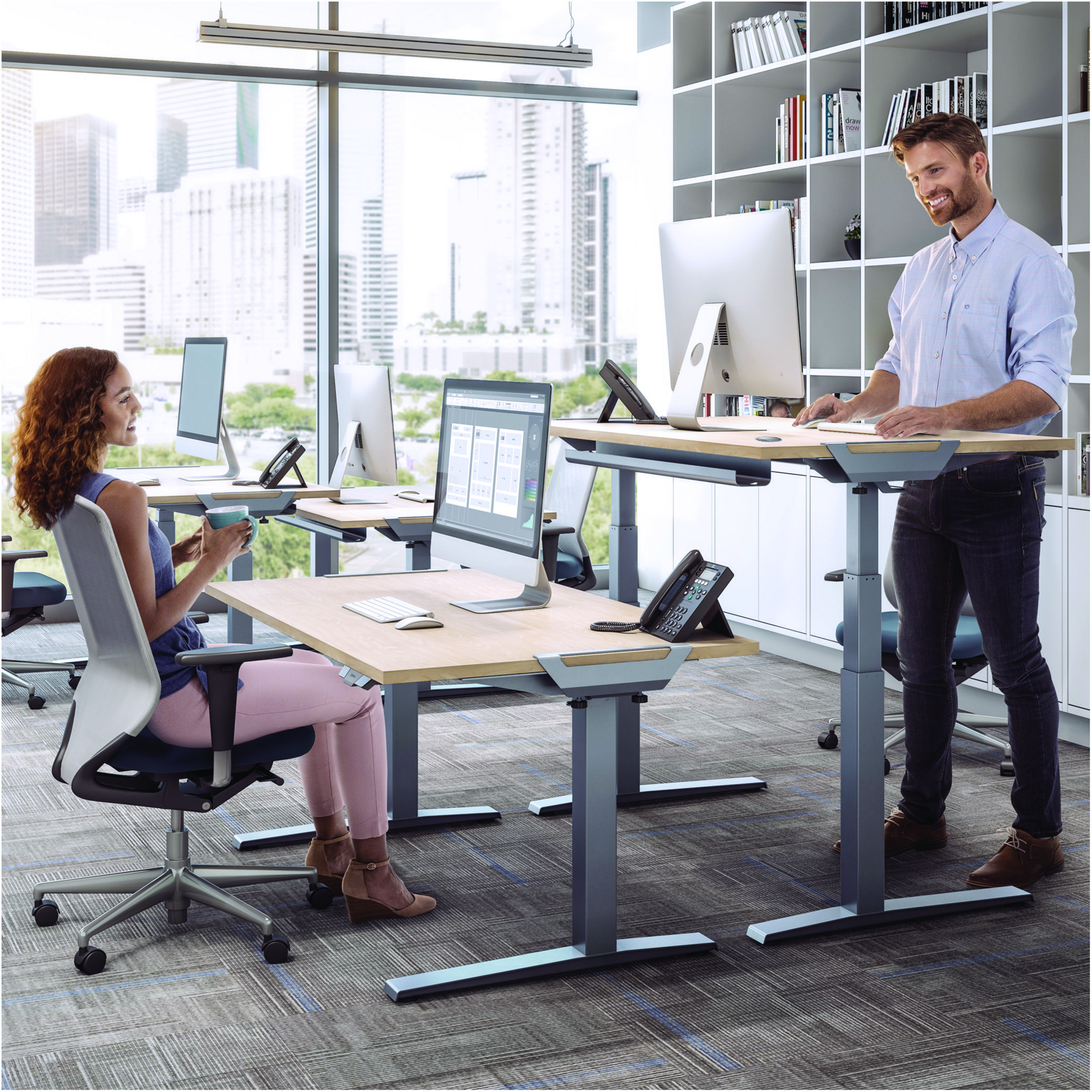 Fellowes Levado Desk Base White