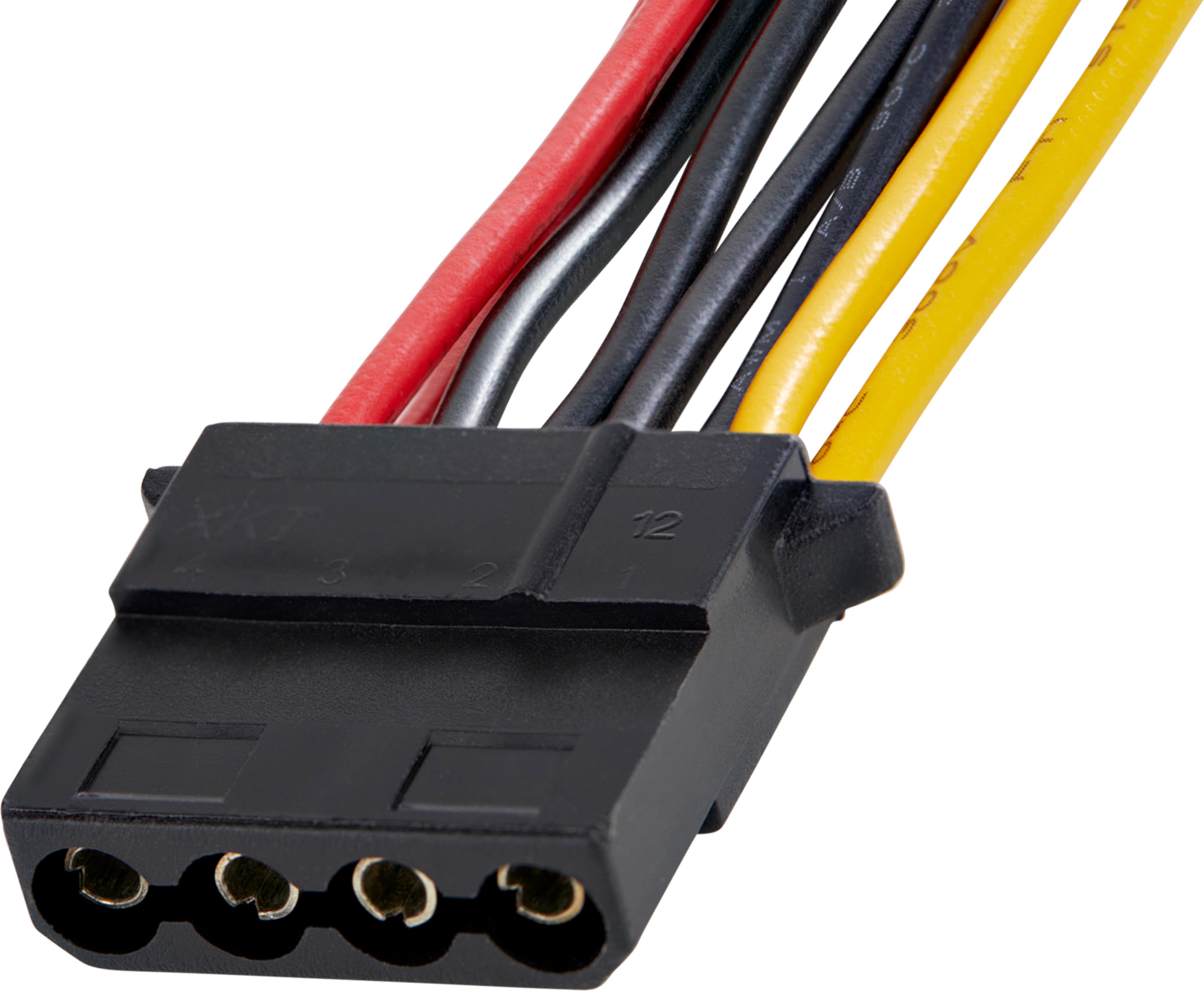 Power Adapter 2xSATA/m - 4-pin/f 0.15m