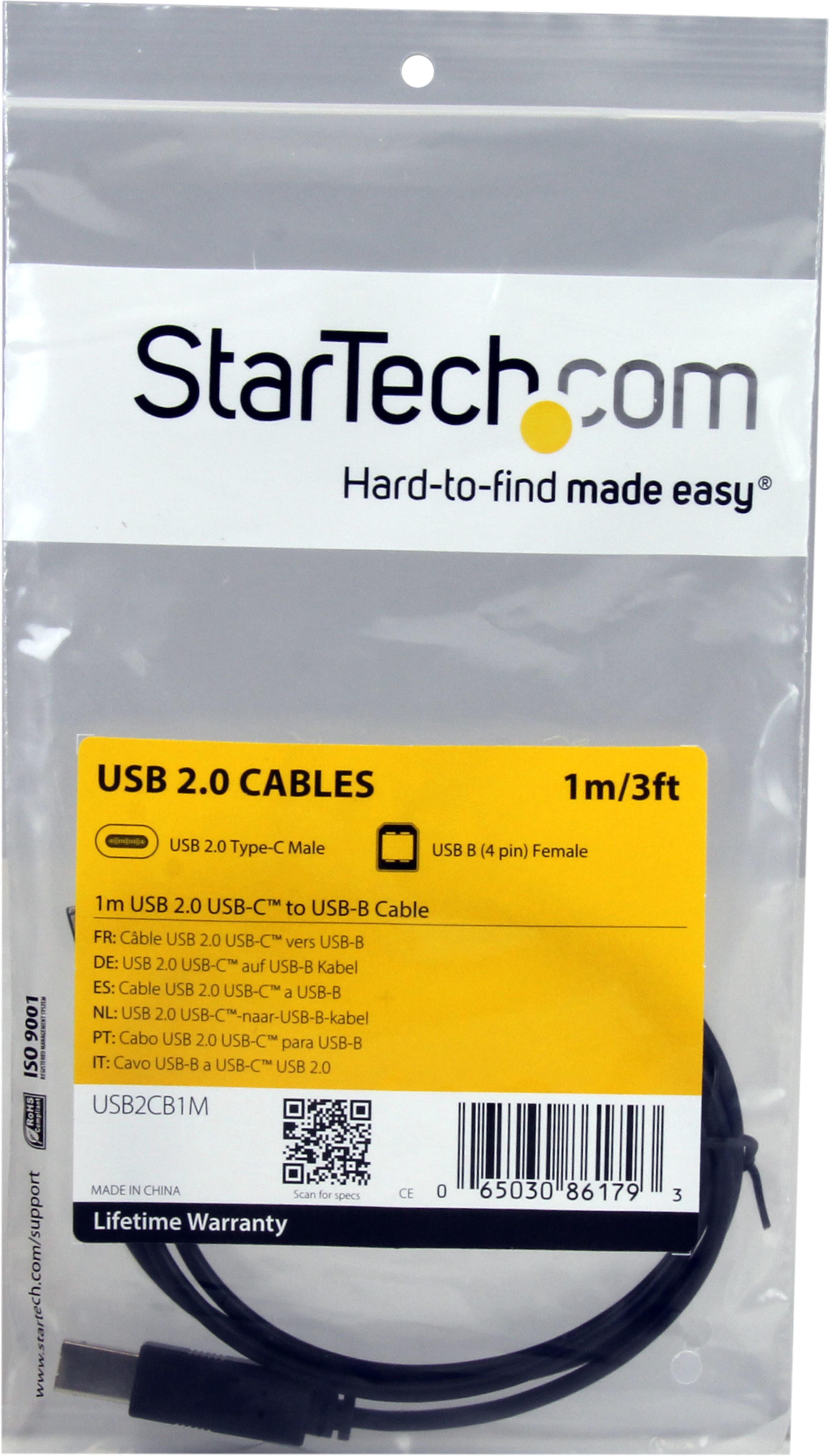 StarTech USB Typ C - B Kabel 1 m