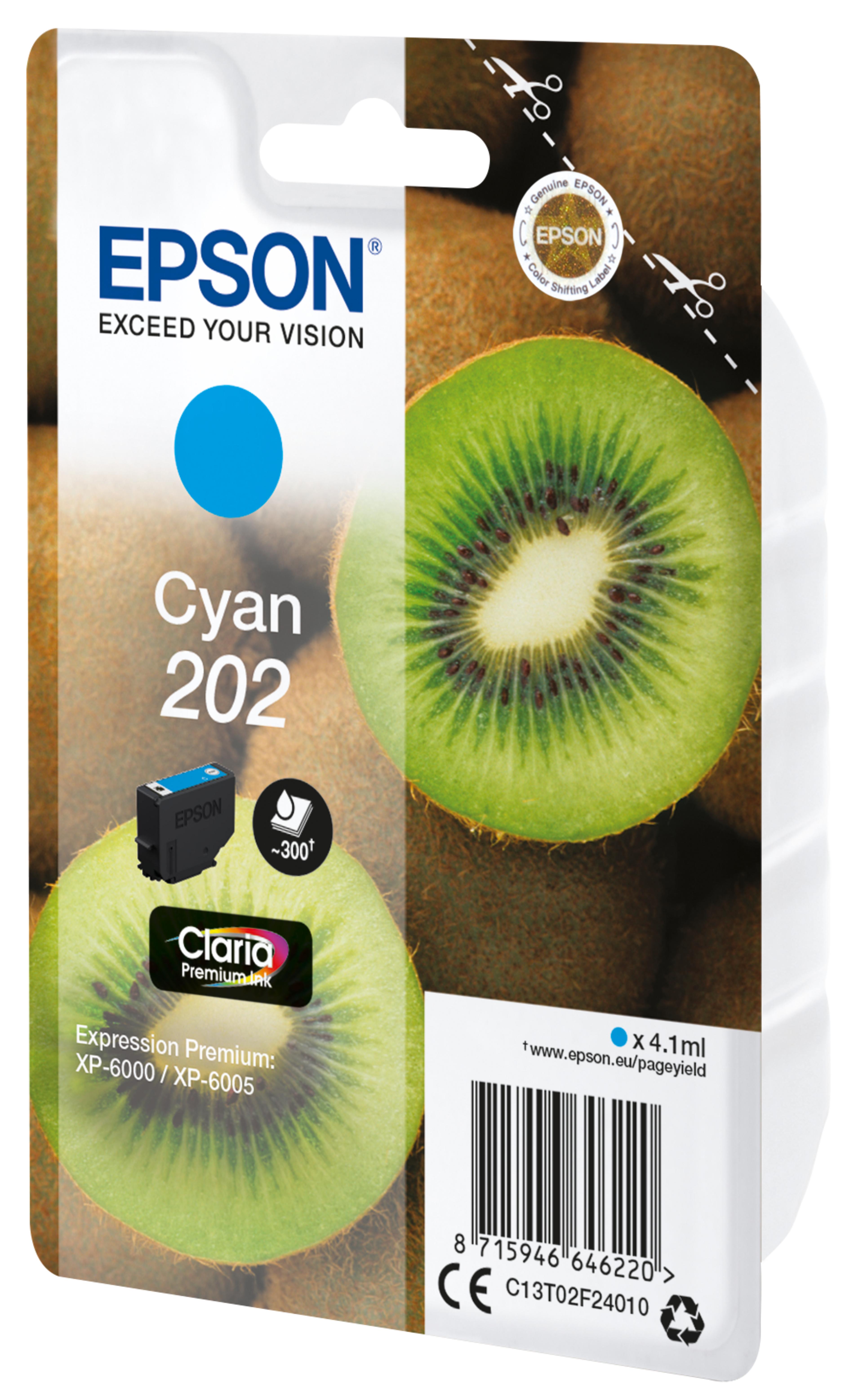 Epson 202 Claria Ink Cyan