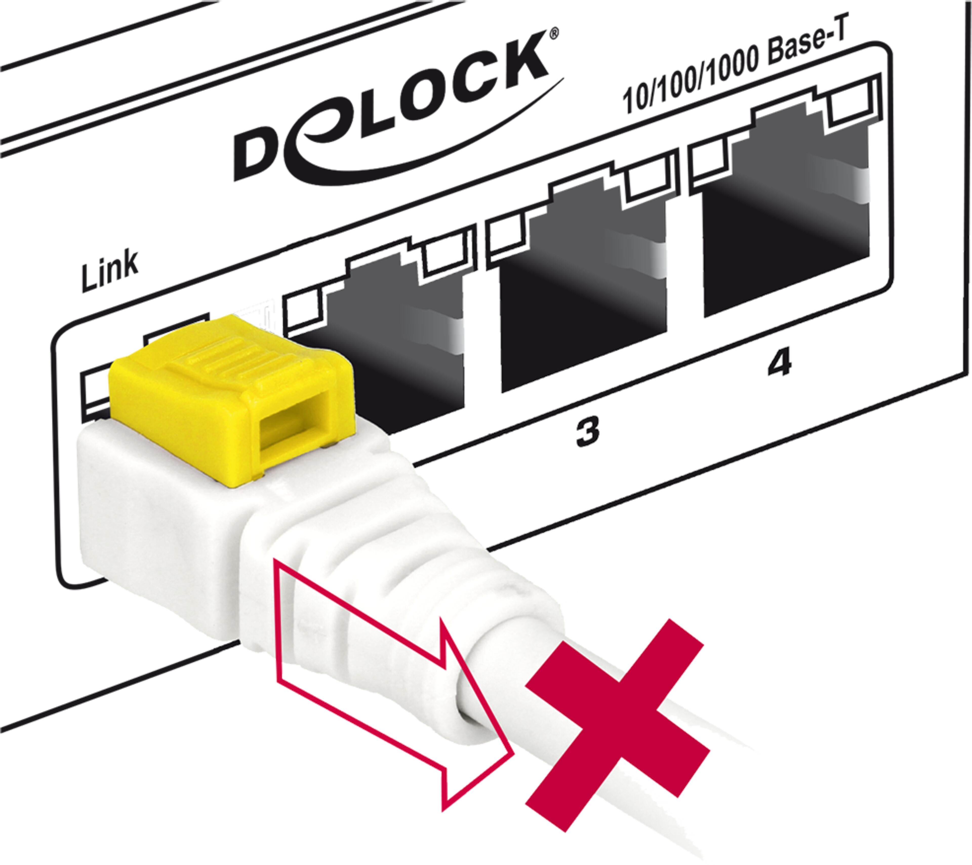 Patch Cable RJ45 S/FTP Cat6a 1m White