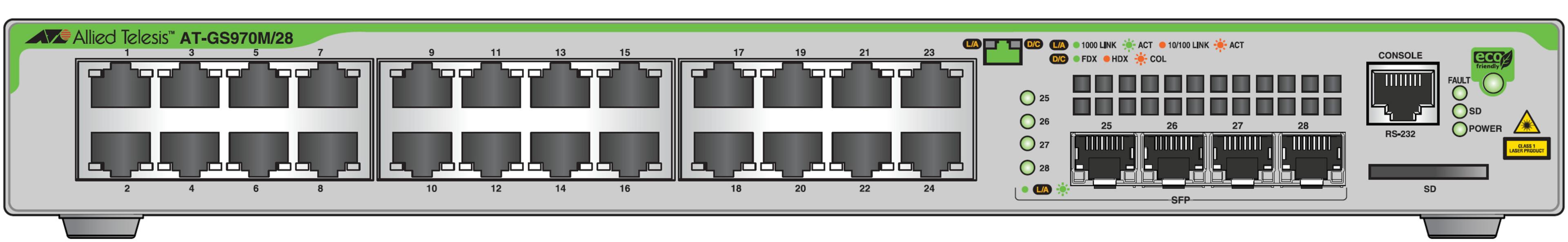 Allied Telesis AT-GS970M/28 Switch