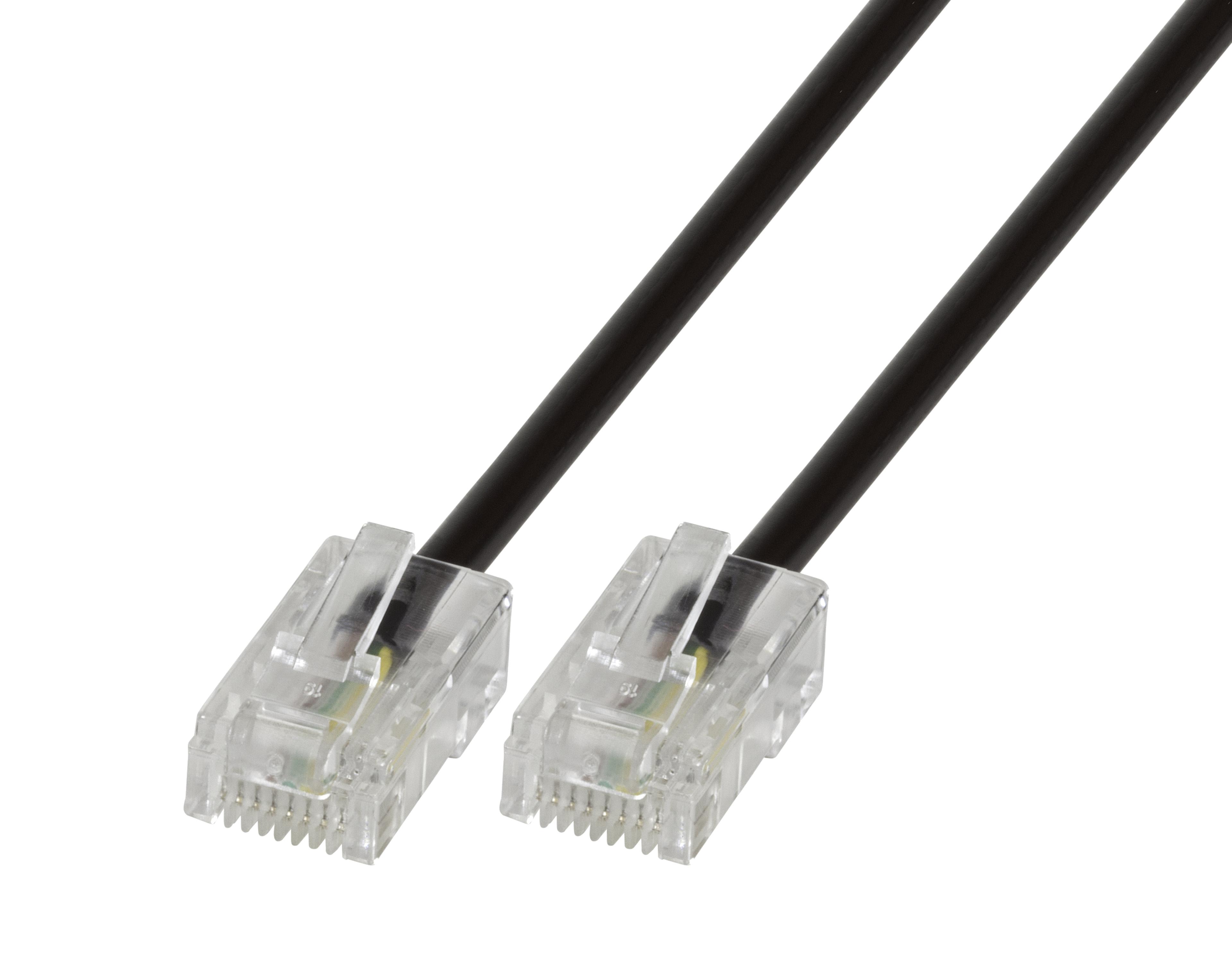 Cable RJ12/m-RJ45/m (6p8p) 1:1 6.0m