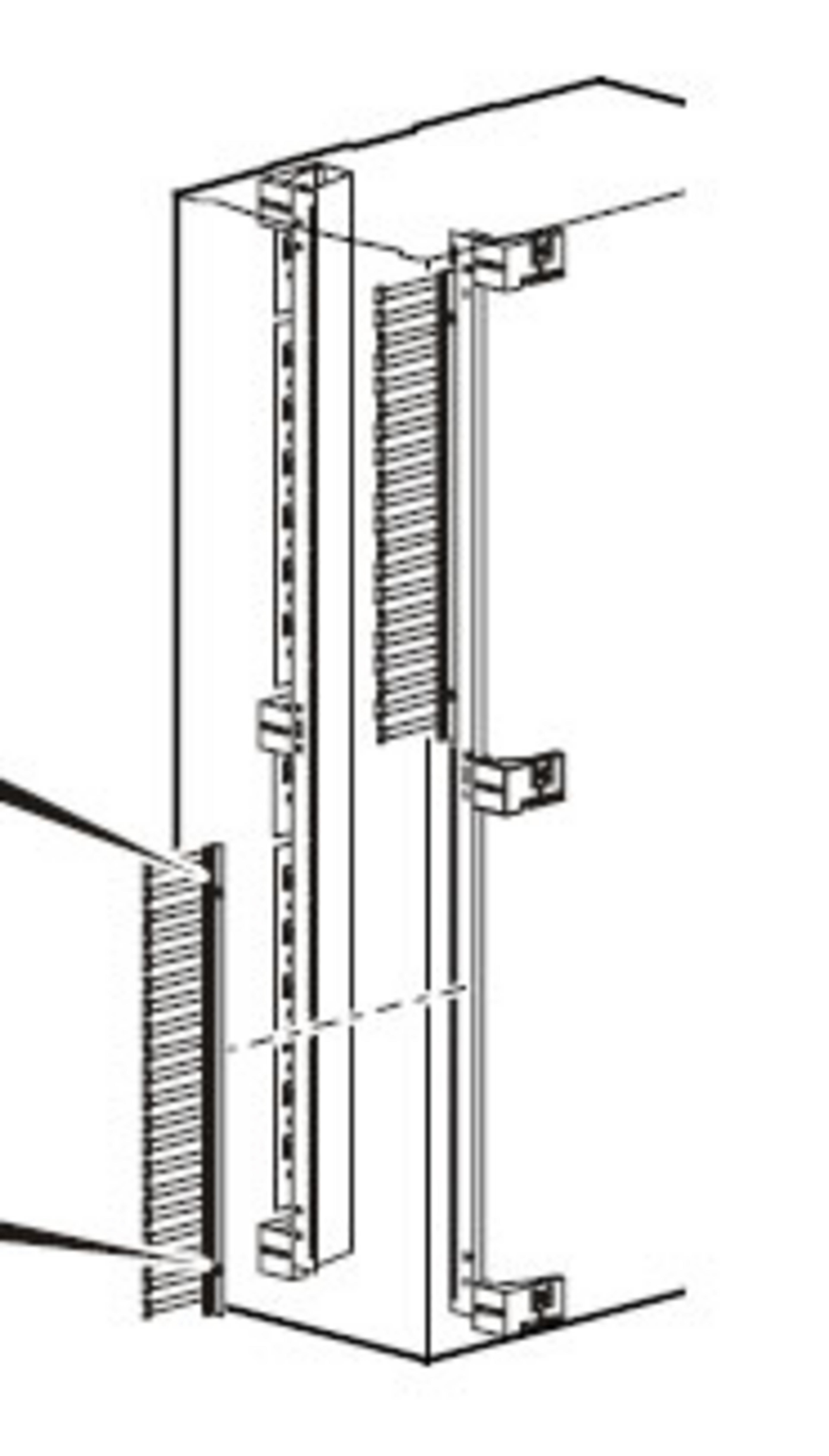 APC Kabelführung vertikal 48U