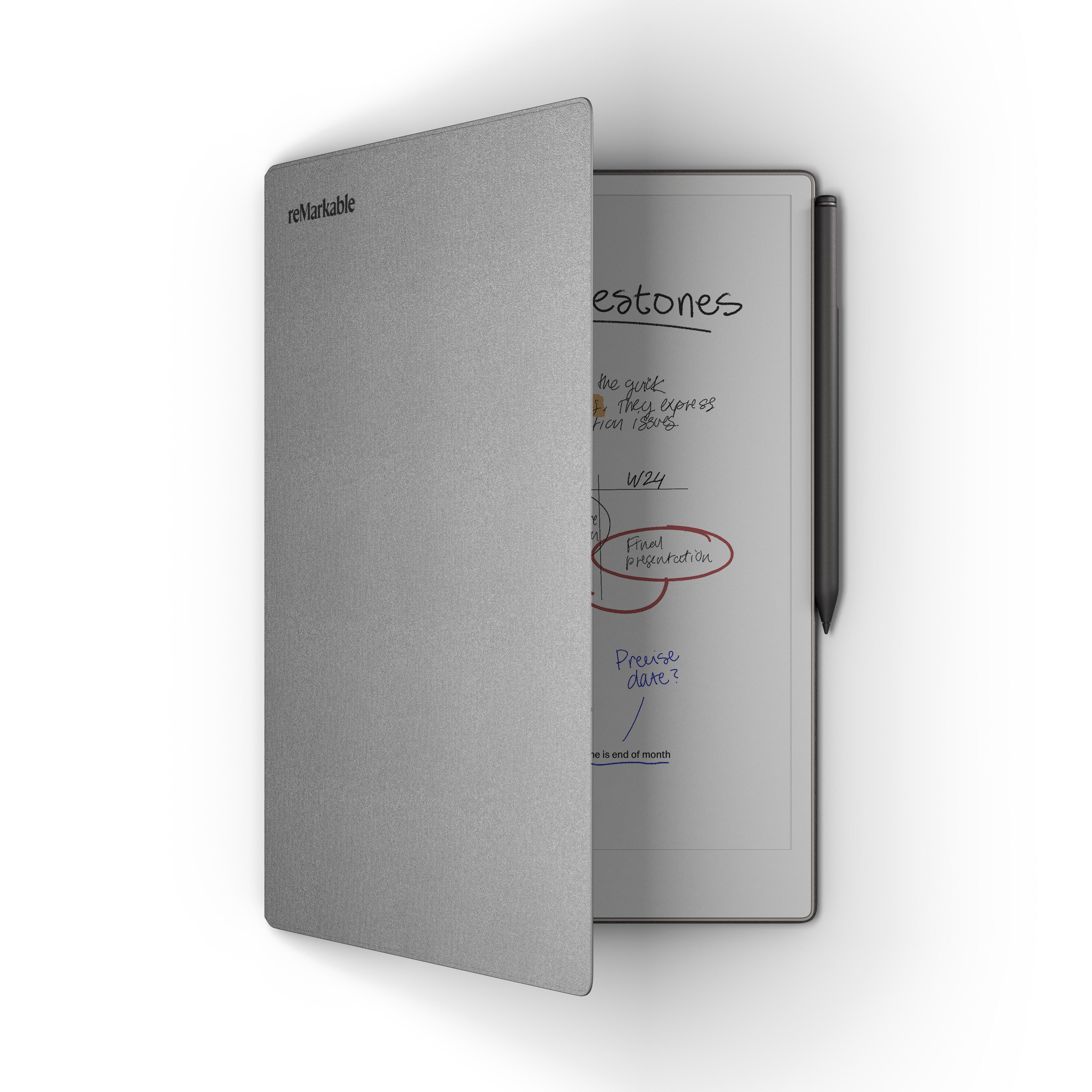 reMarkable Pro Book Folio Weave Grey