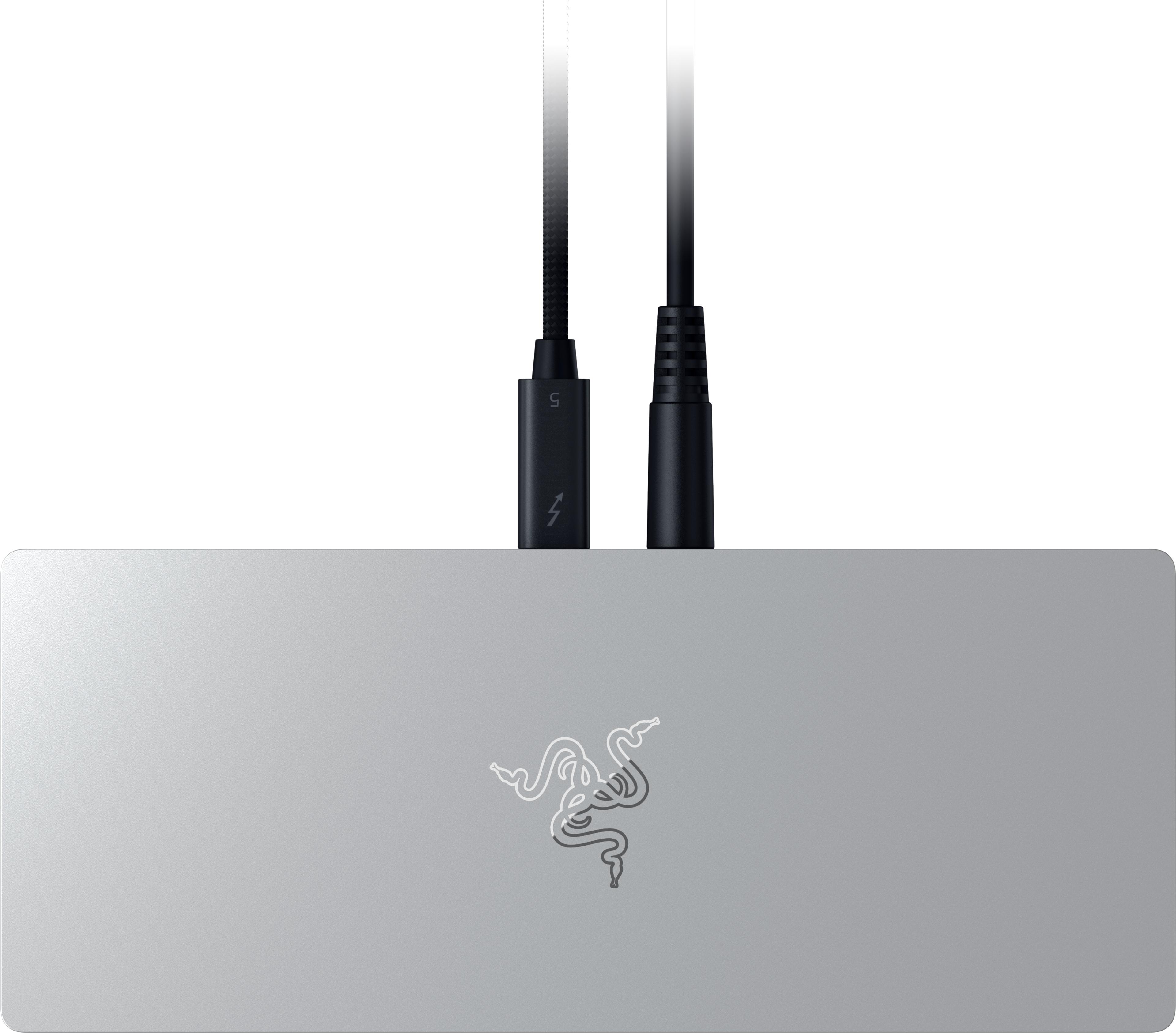 Razer Thunderbolt 5 Dock mercury white