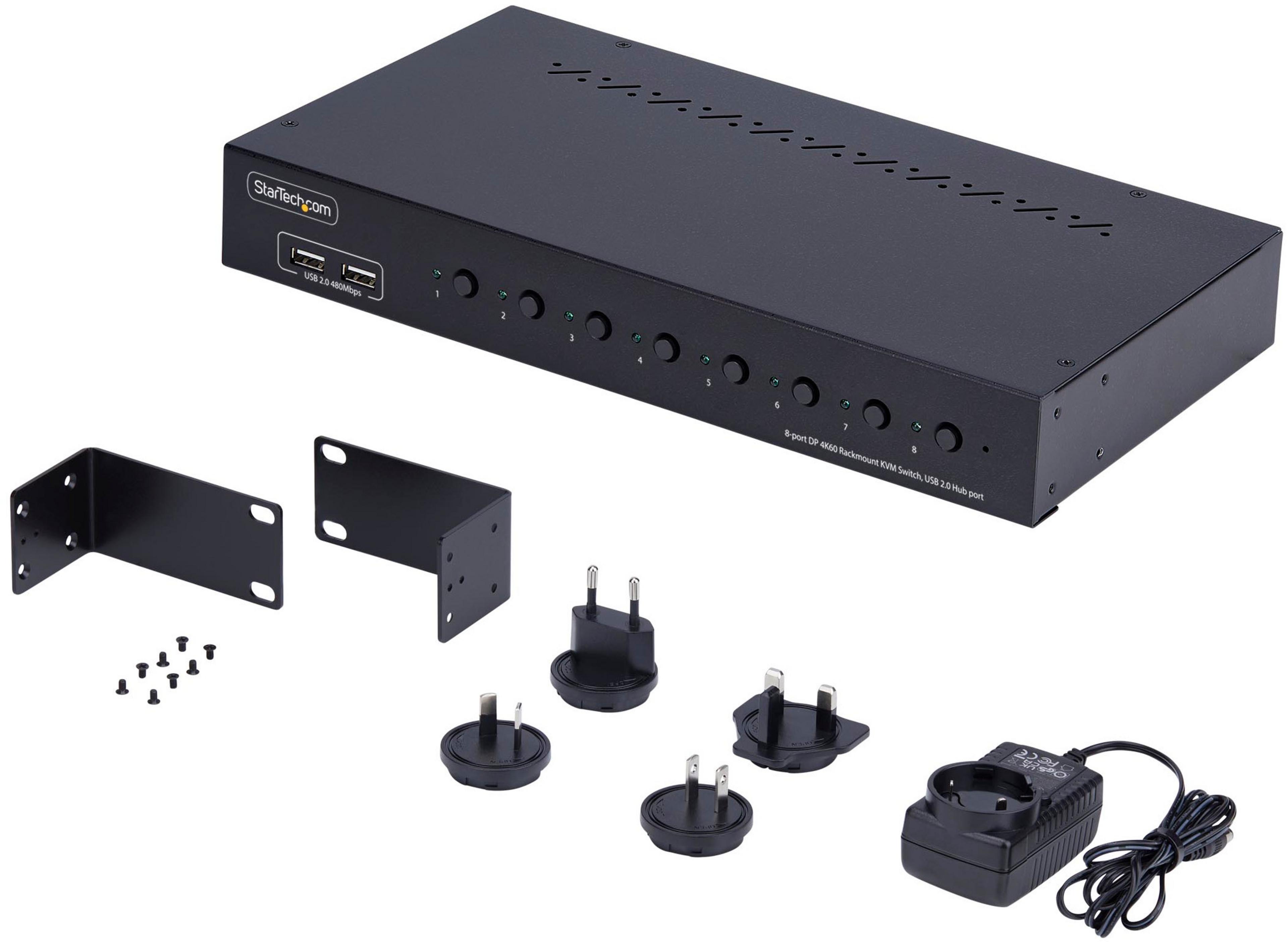 Switch KVM StarTech DisplayPort 8 ports