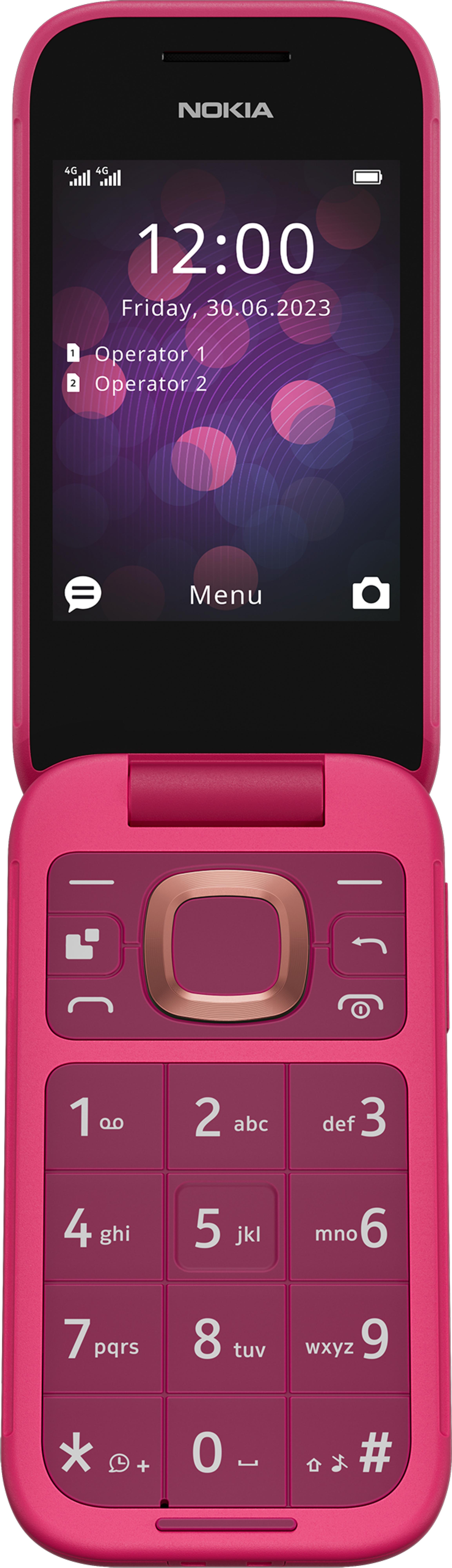 Nokia 2660 Flip Phone Pink