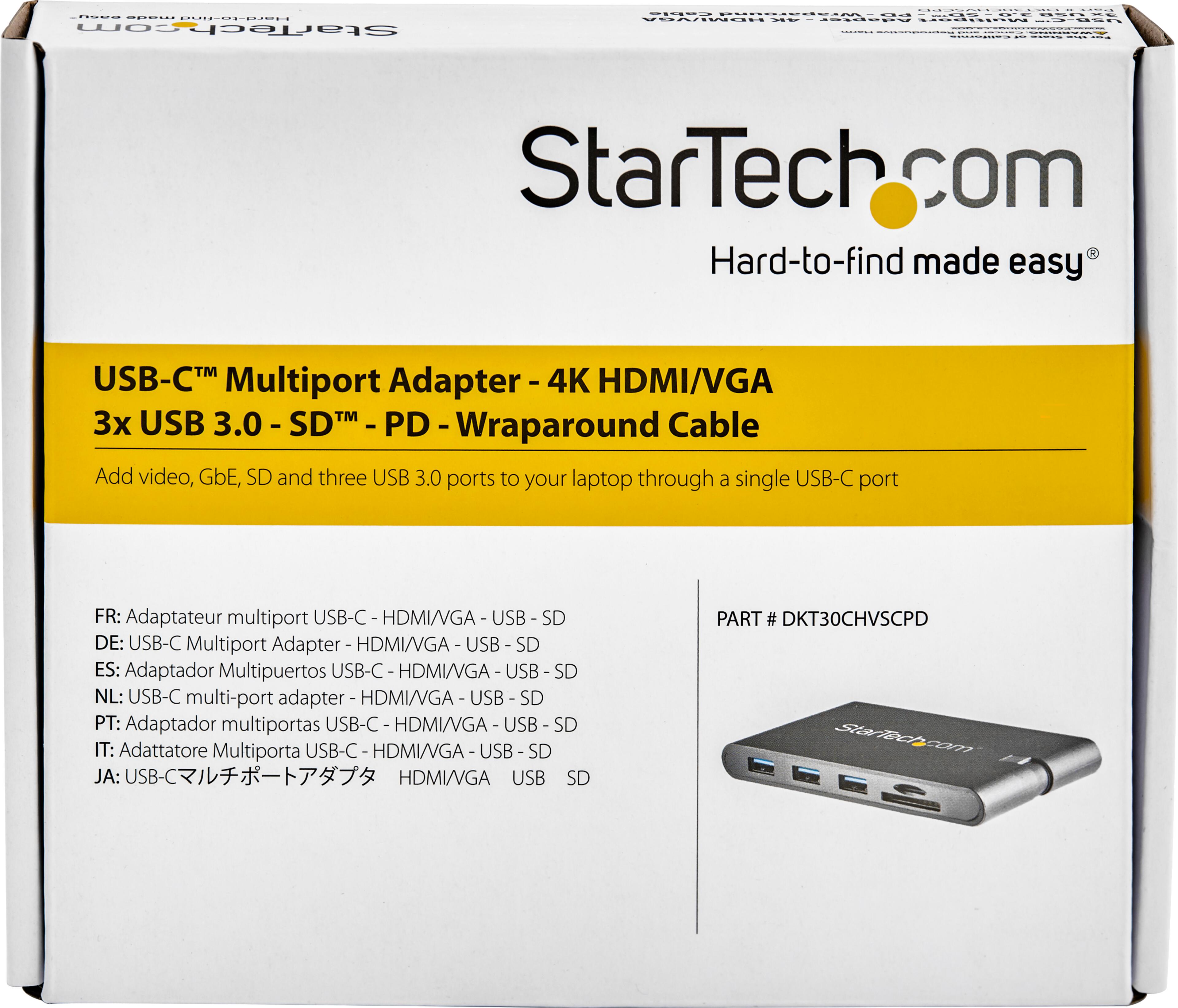 Docking USB-C 3.0 - HDMI/VGA StarTech