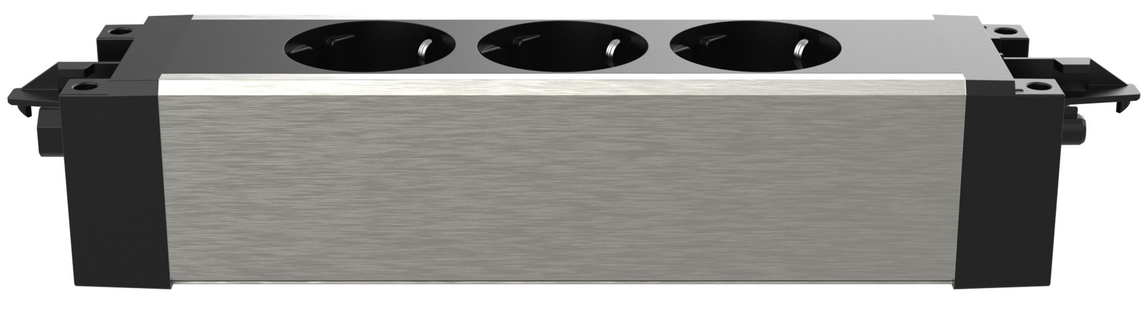 Dataflex Recessed Power Strip 3-way