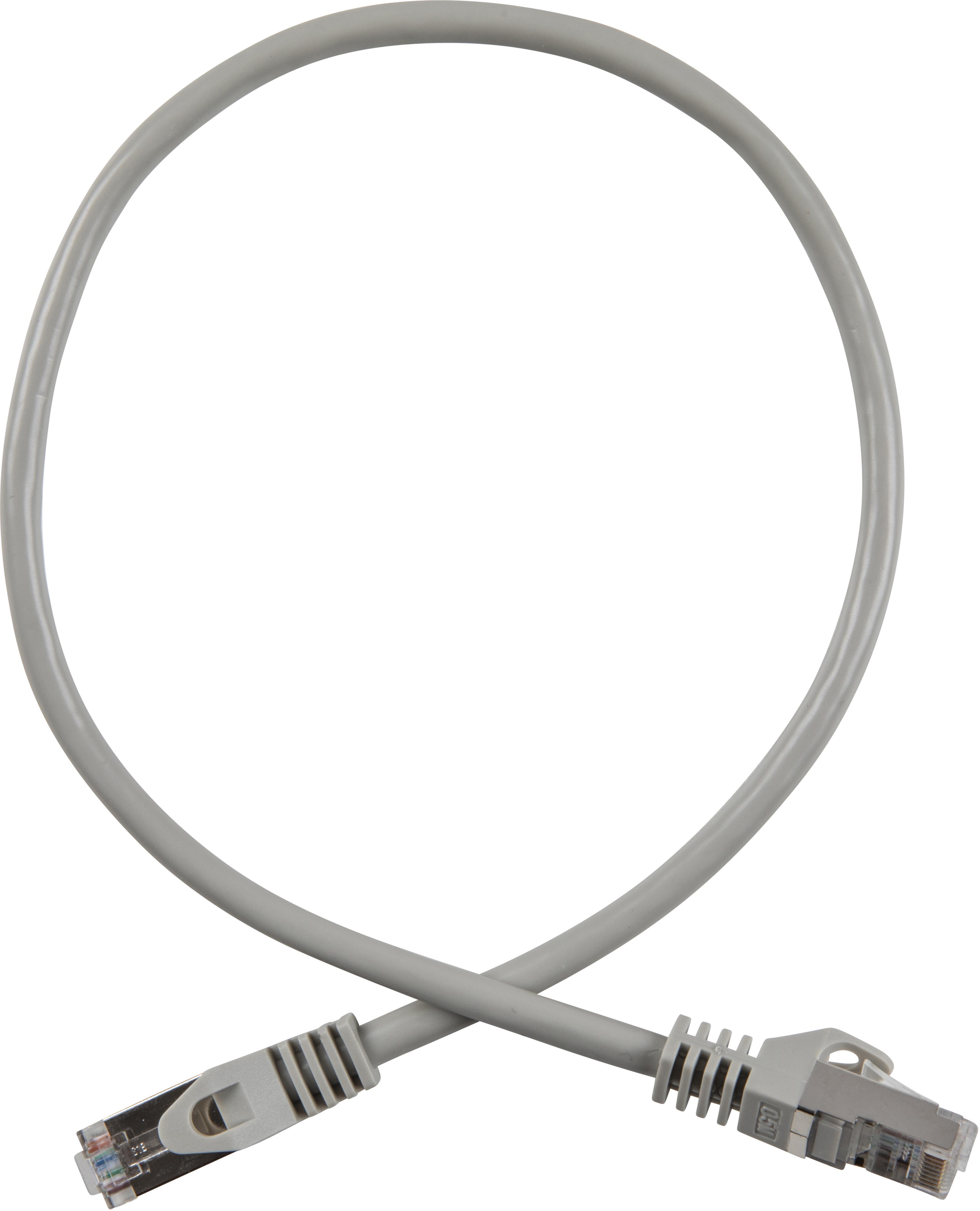 Patchkabel RJ45 SF/UTP Cat5e 5 m grau