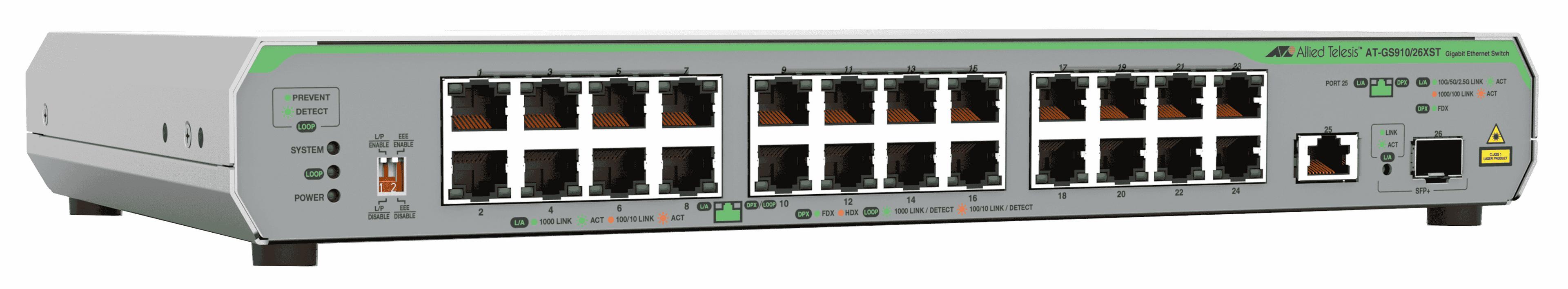 Switch Allied Telesis AT-GS910/26XST