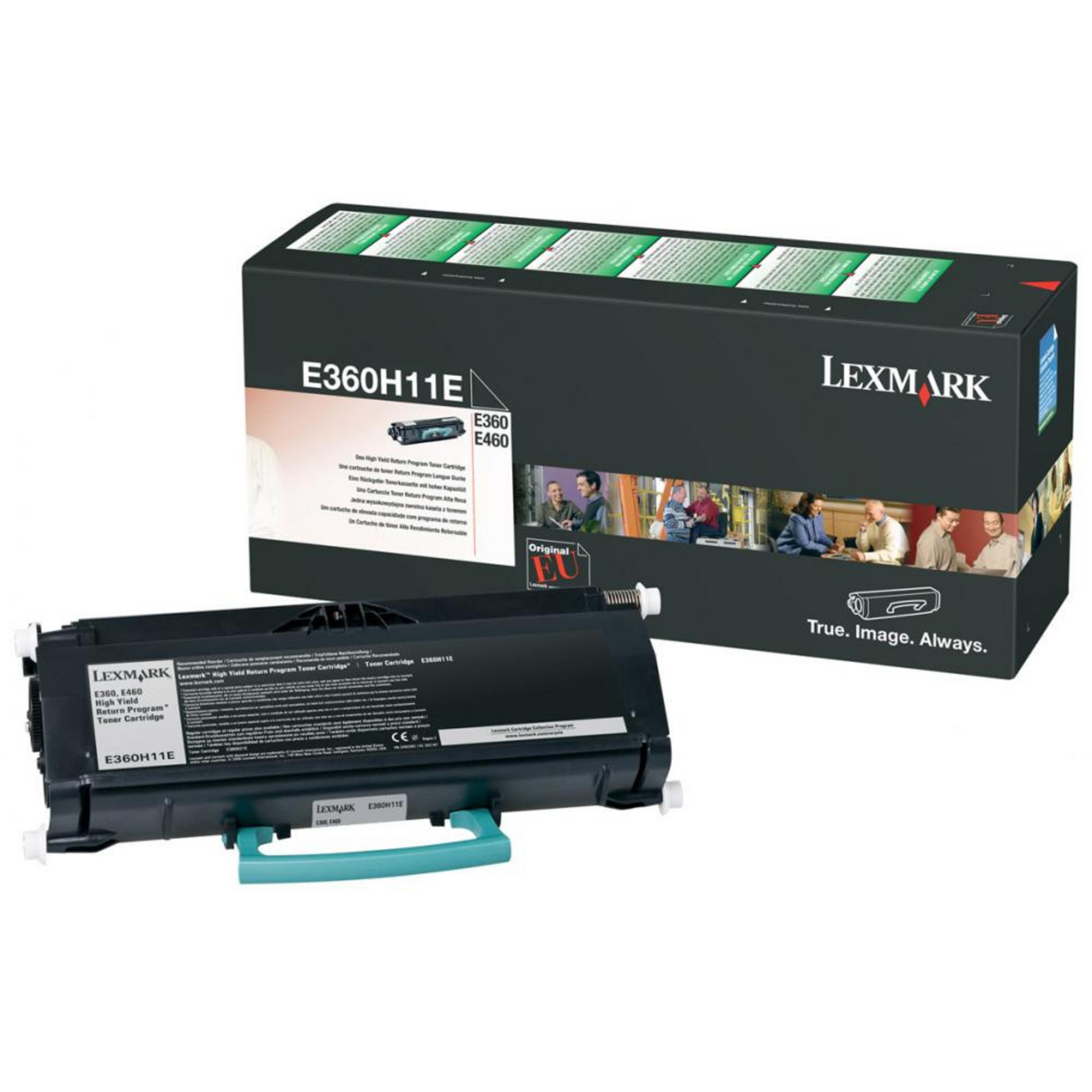 Tóner Lexmark Exxx retornable negro