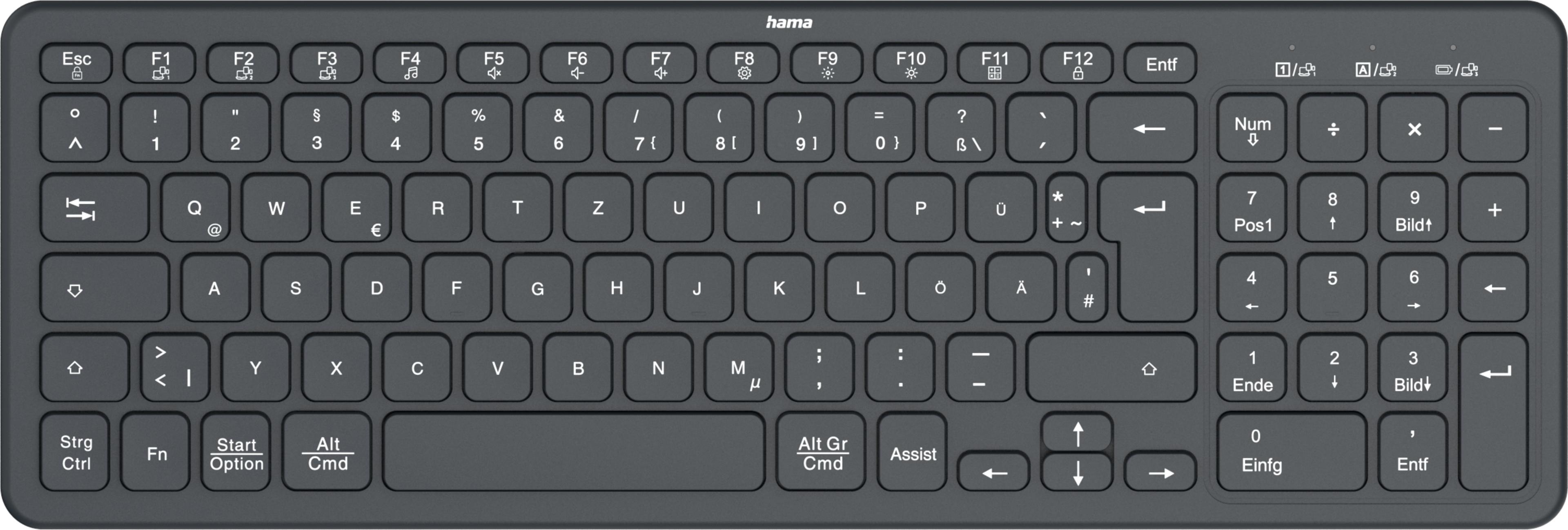 Hama WK-300 Multi-device Keyboard