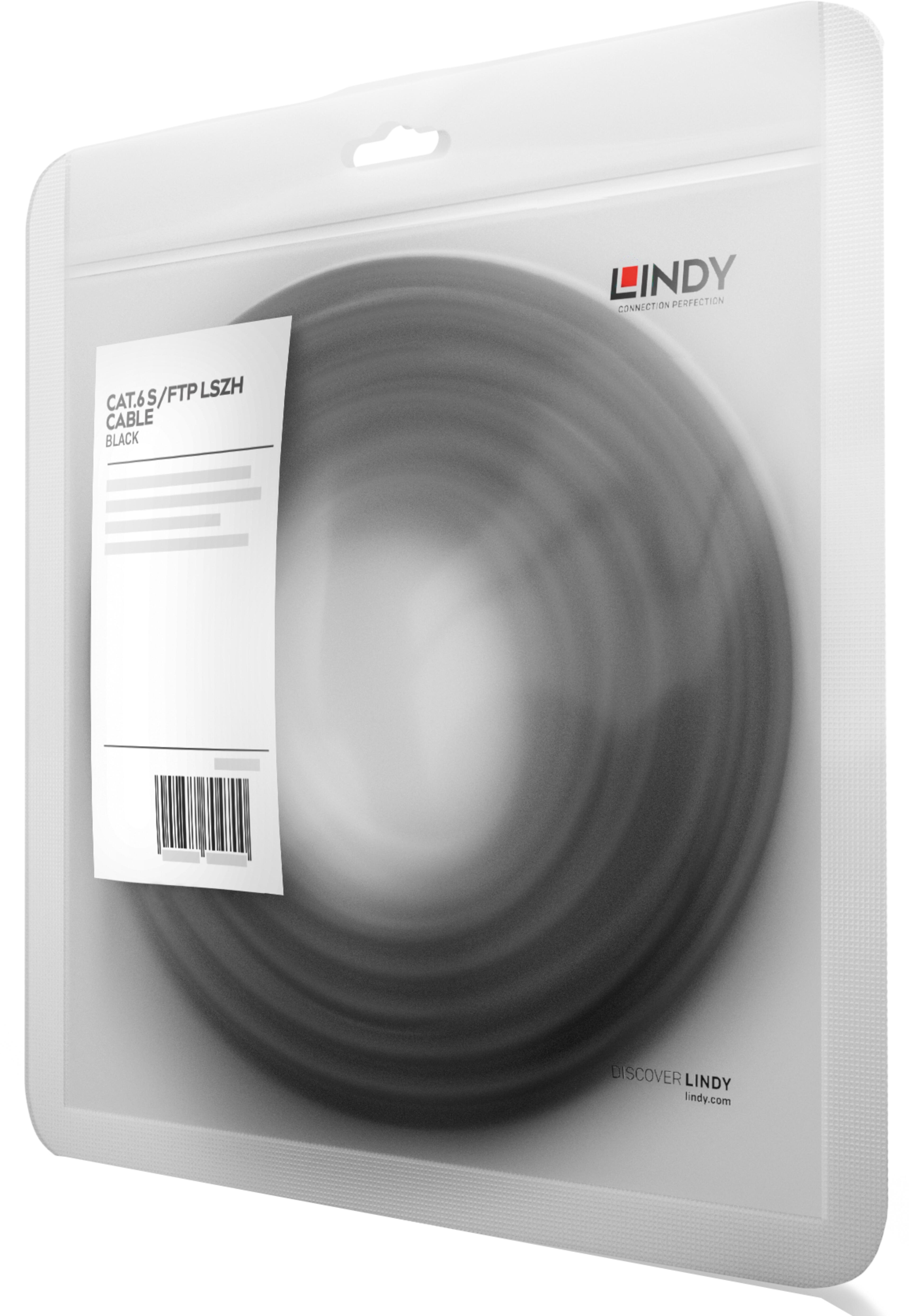 Patch Cable RJ45 S/FTP Cat6 3m Black