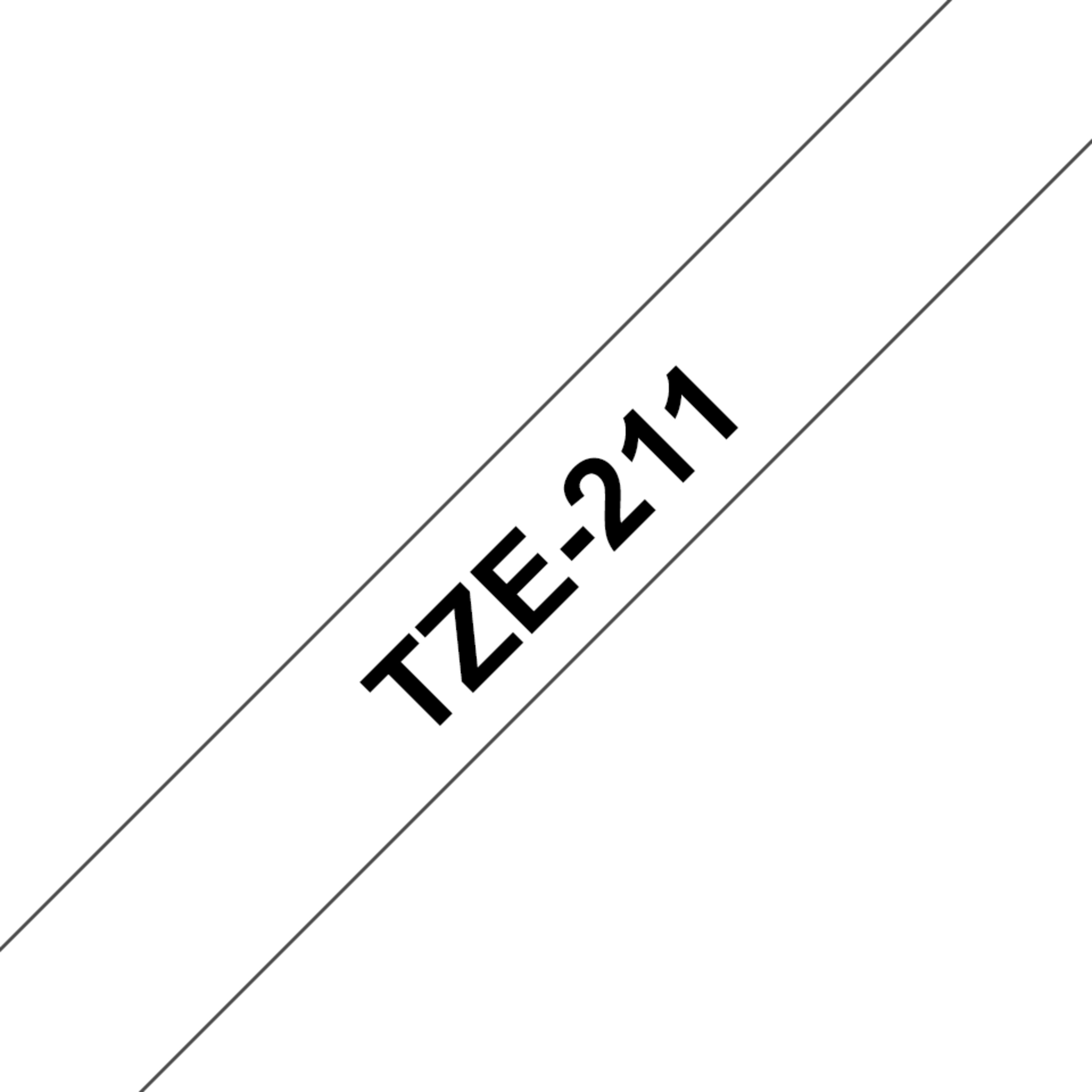 Brother TZe-211 6mmx8m Label Tape White