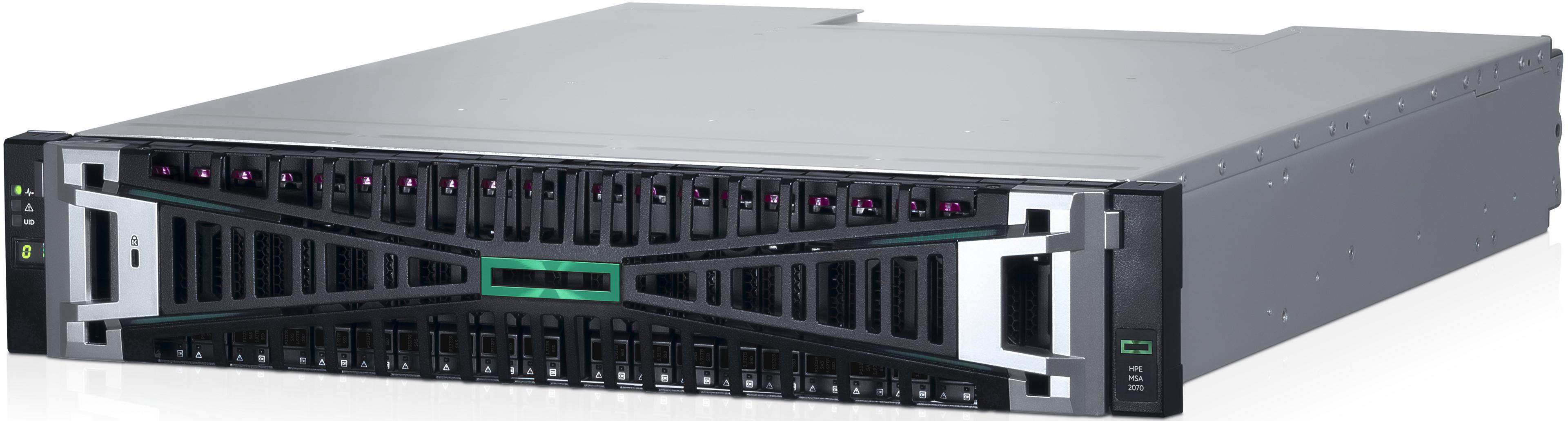 HPE MSA 2070 SFF 2x16GB FC Storage