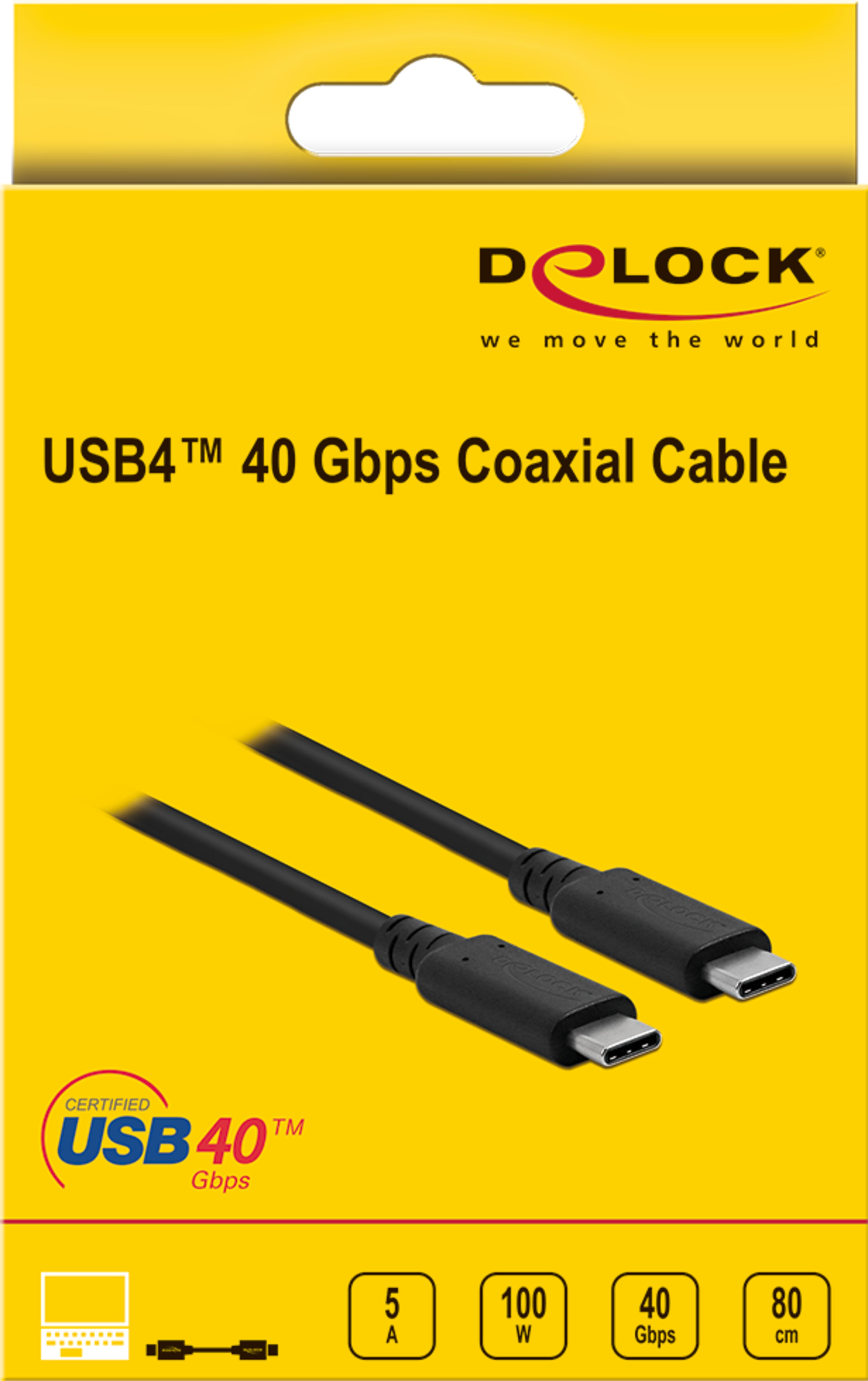 Delock USB Type-C Cable 0.8m