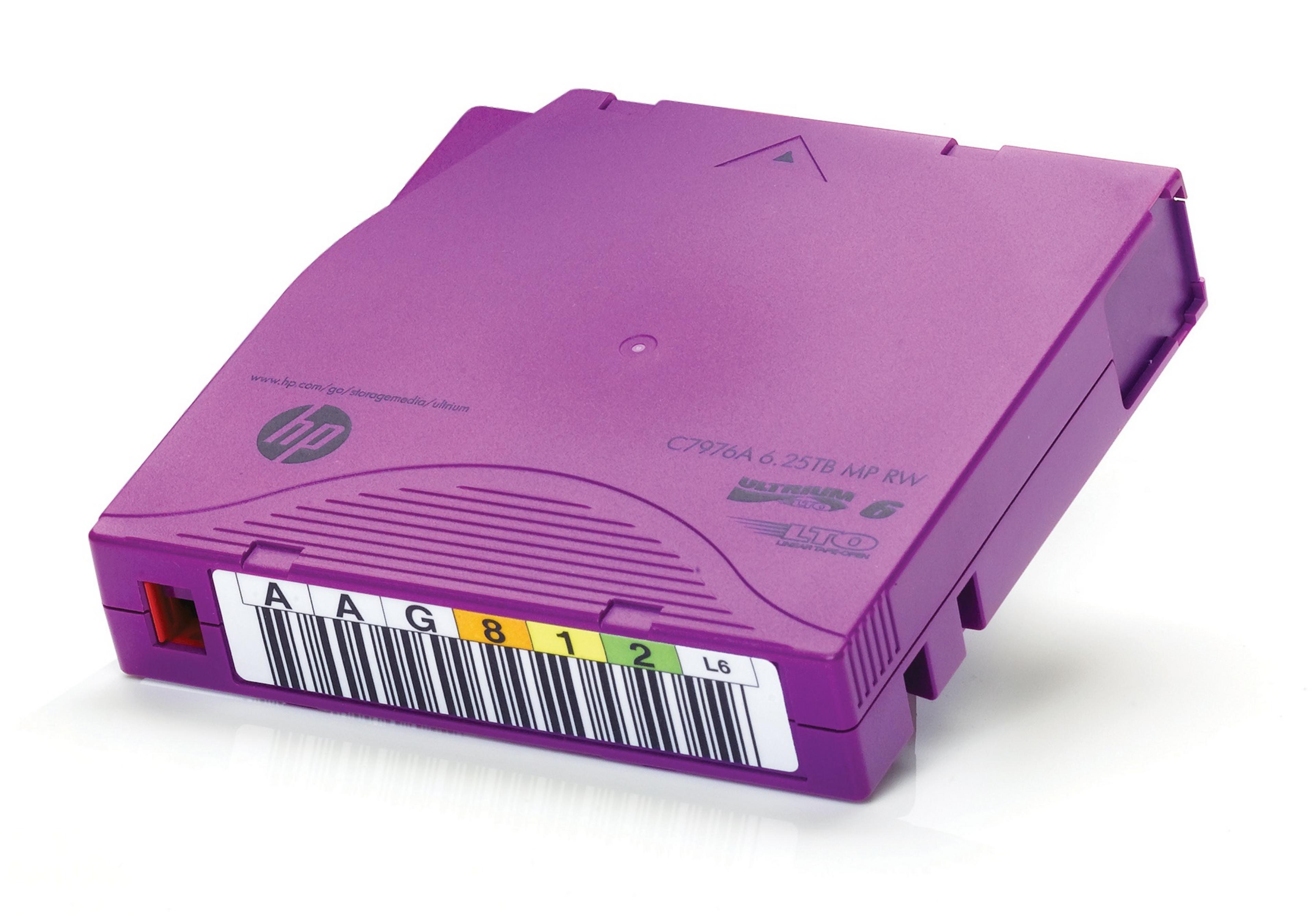 HPE LTO-6 Ultrium (MP) Tape + Label