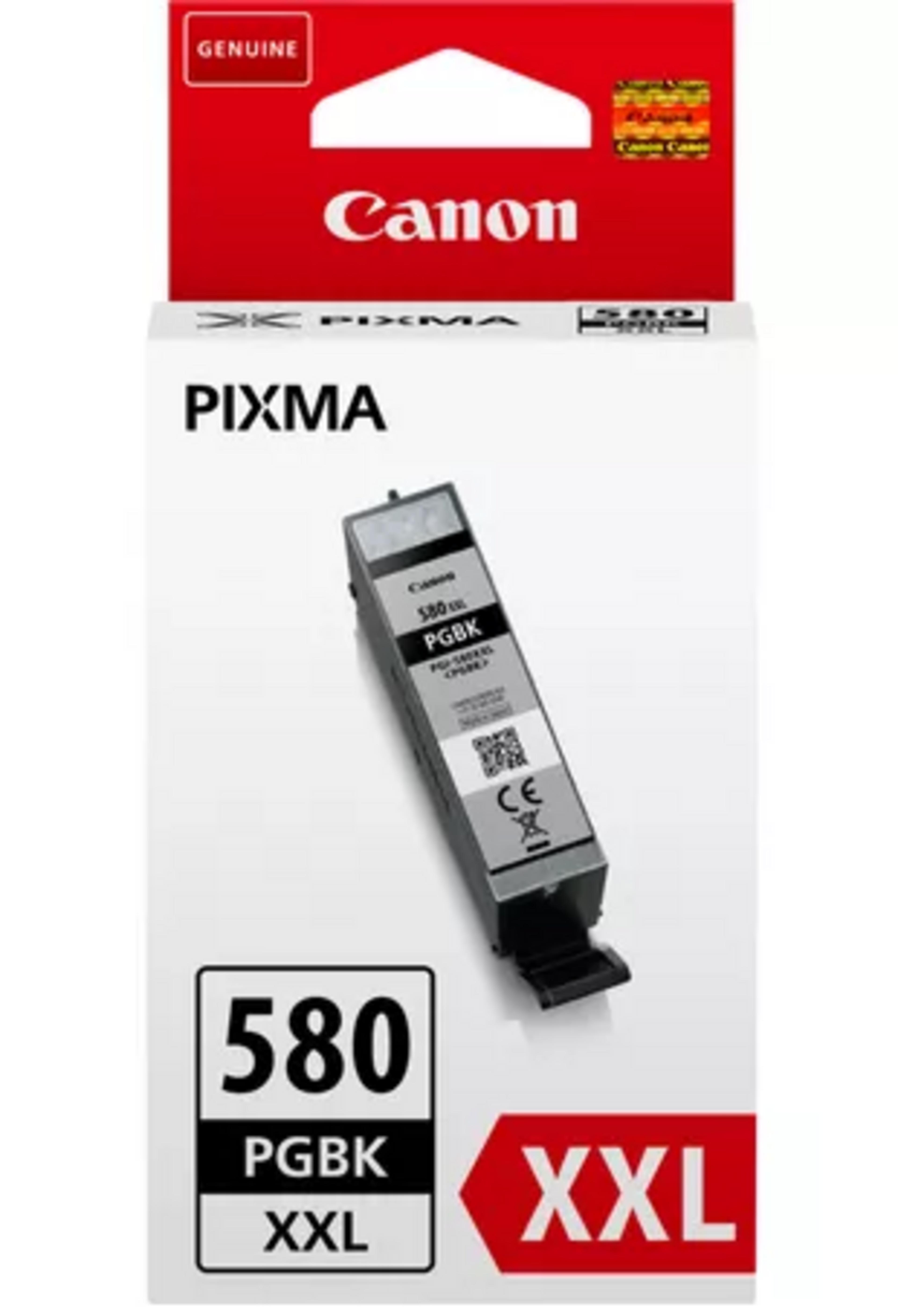 Encre Canon PGI-580XXL, noir pigmenté