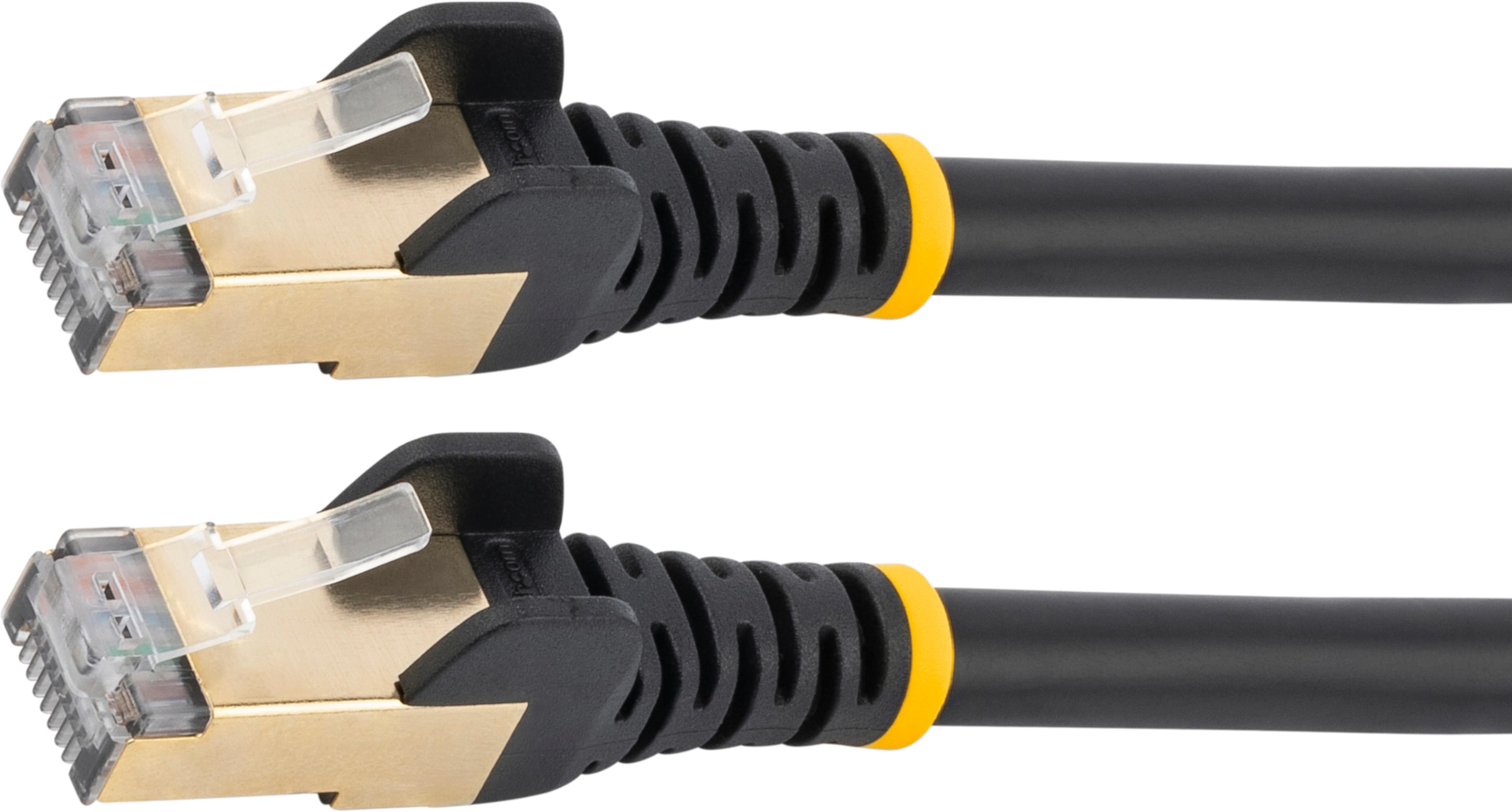 Patchkabel RJ45 F/FTP Cat6a 10 m schwarz