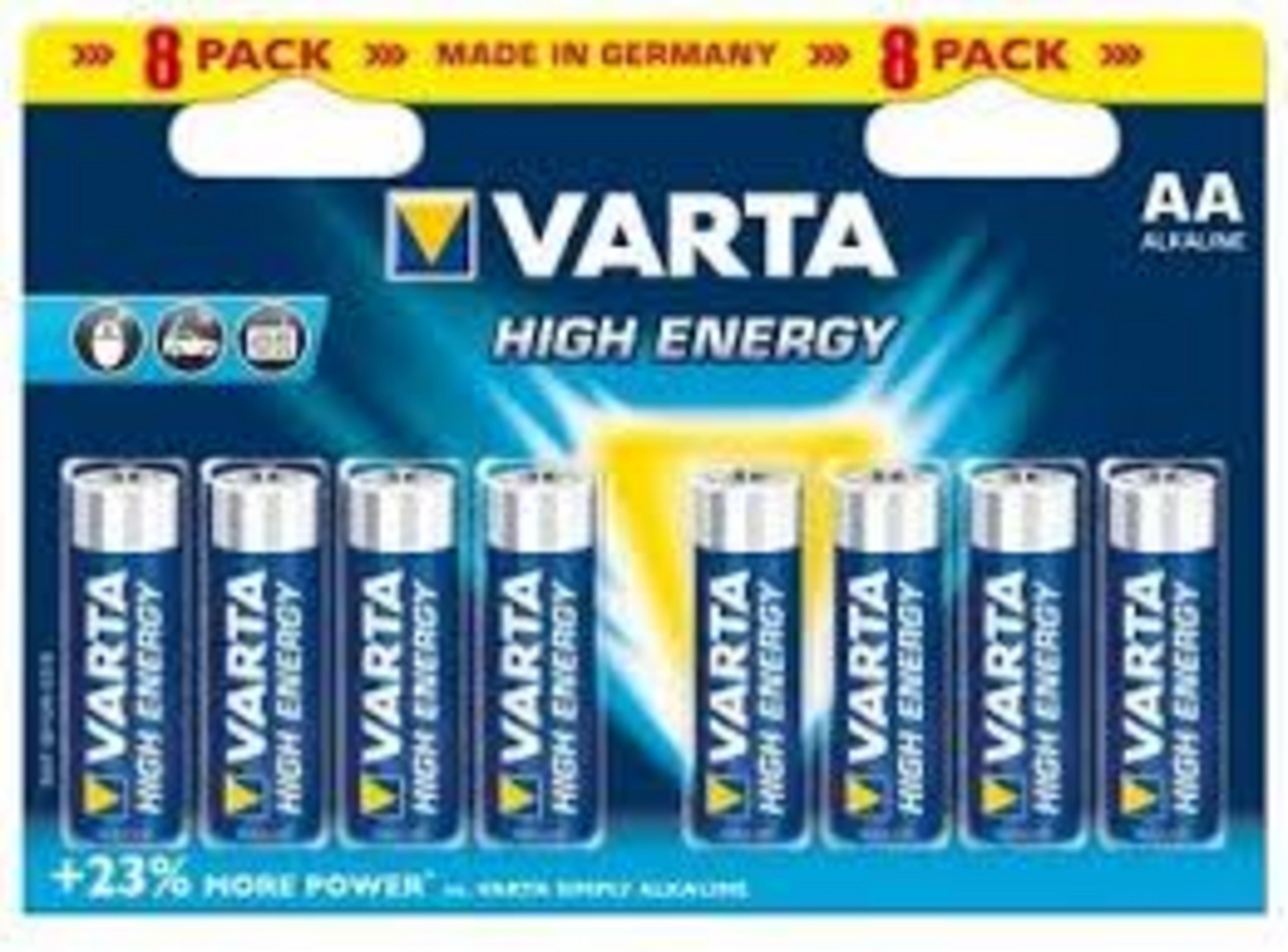 Varta High Energy Mignon AA LR 6 (1x8)