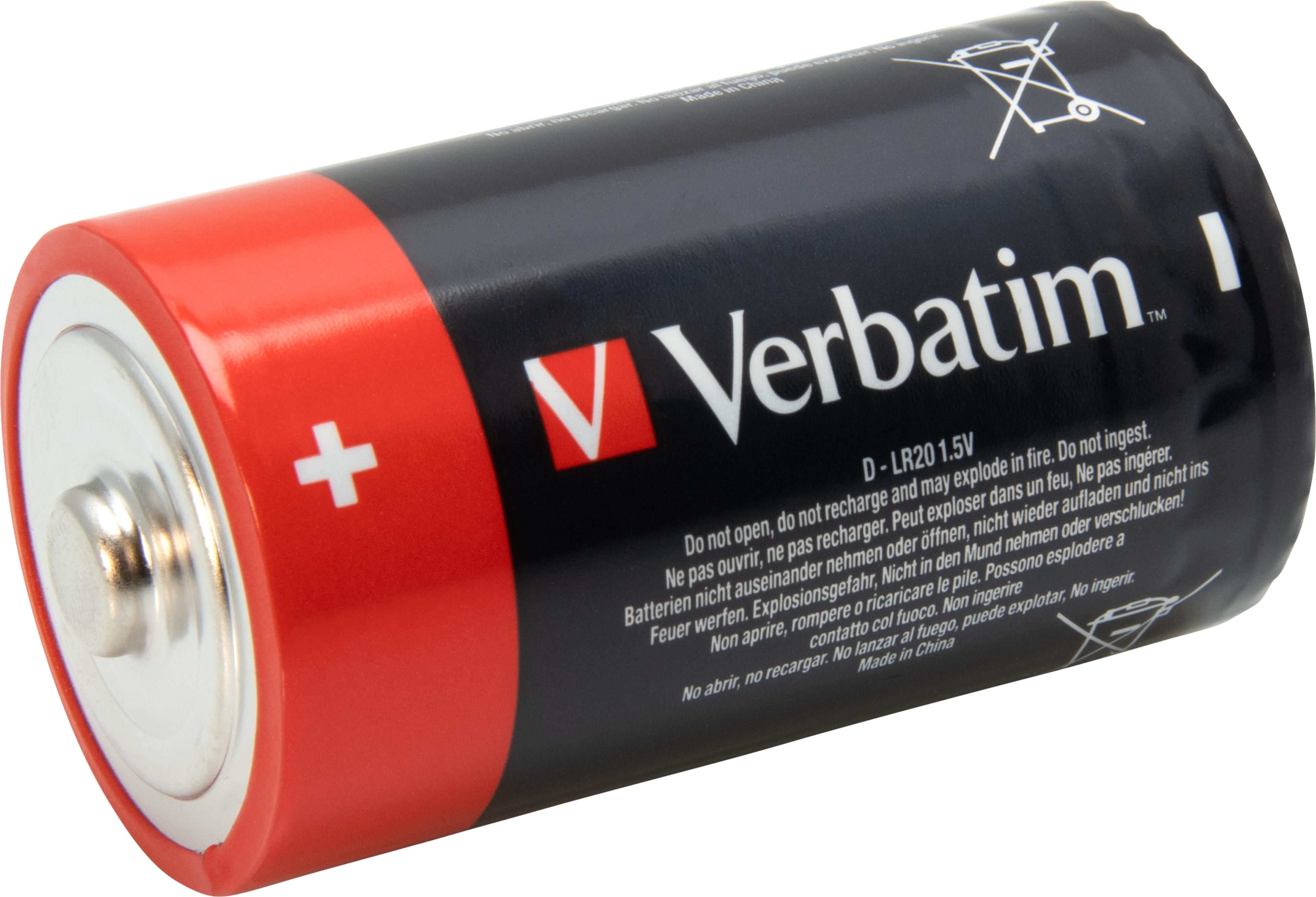 Verbatim LR20 Alkaline Batterie 2 St