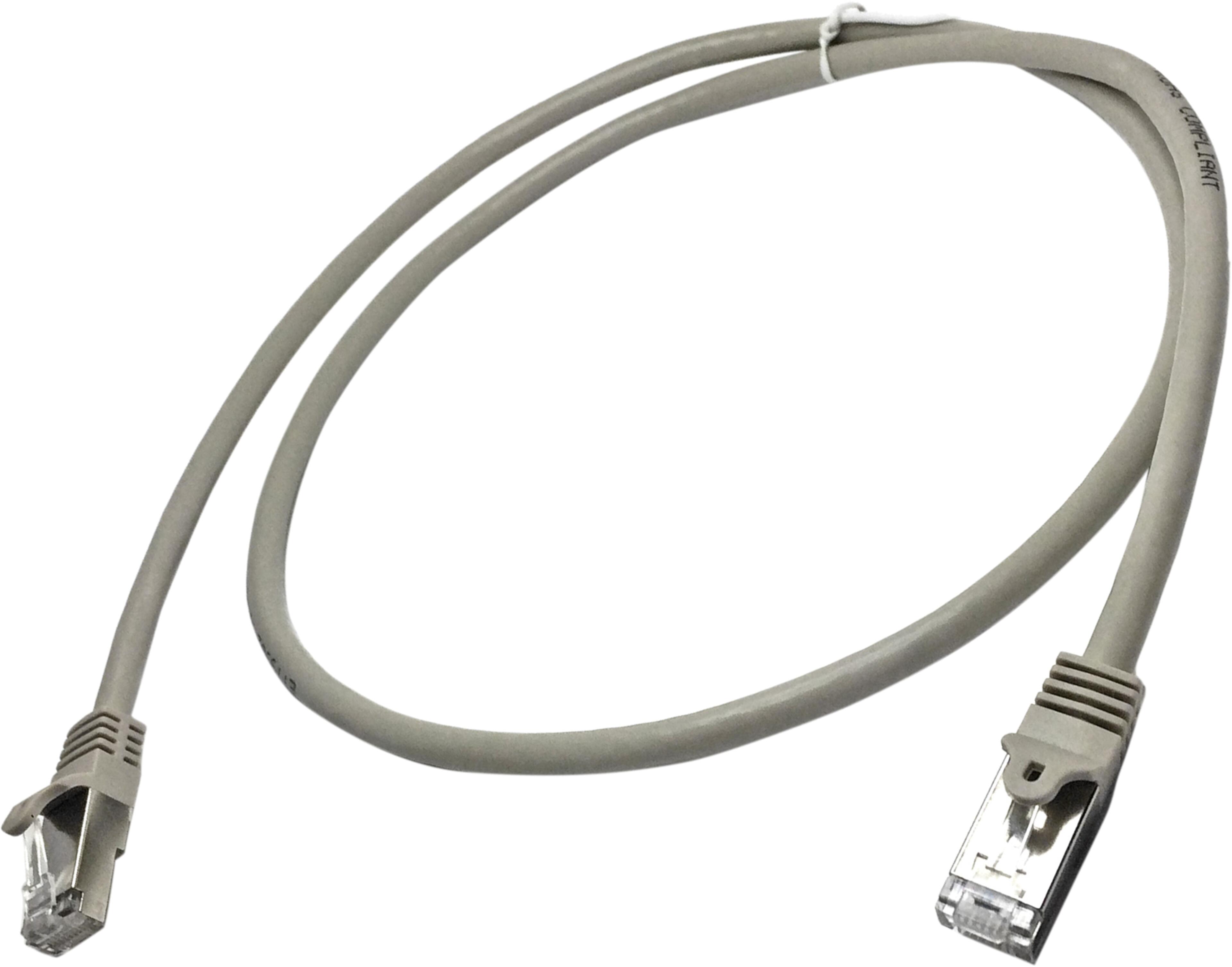 Patch Cable RJ45 S/FTP Cat6 1m Grey