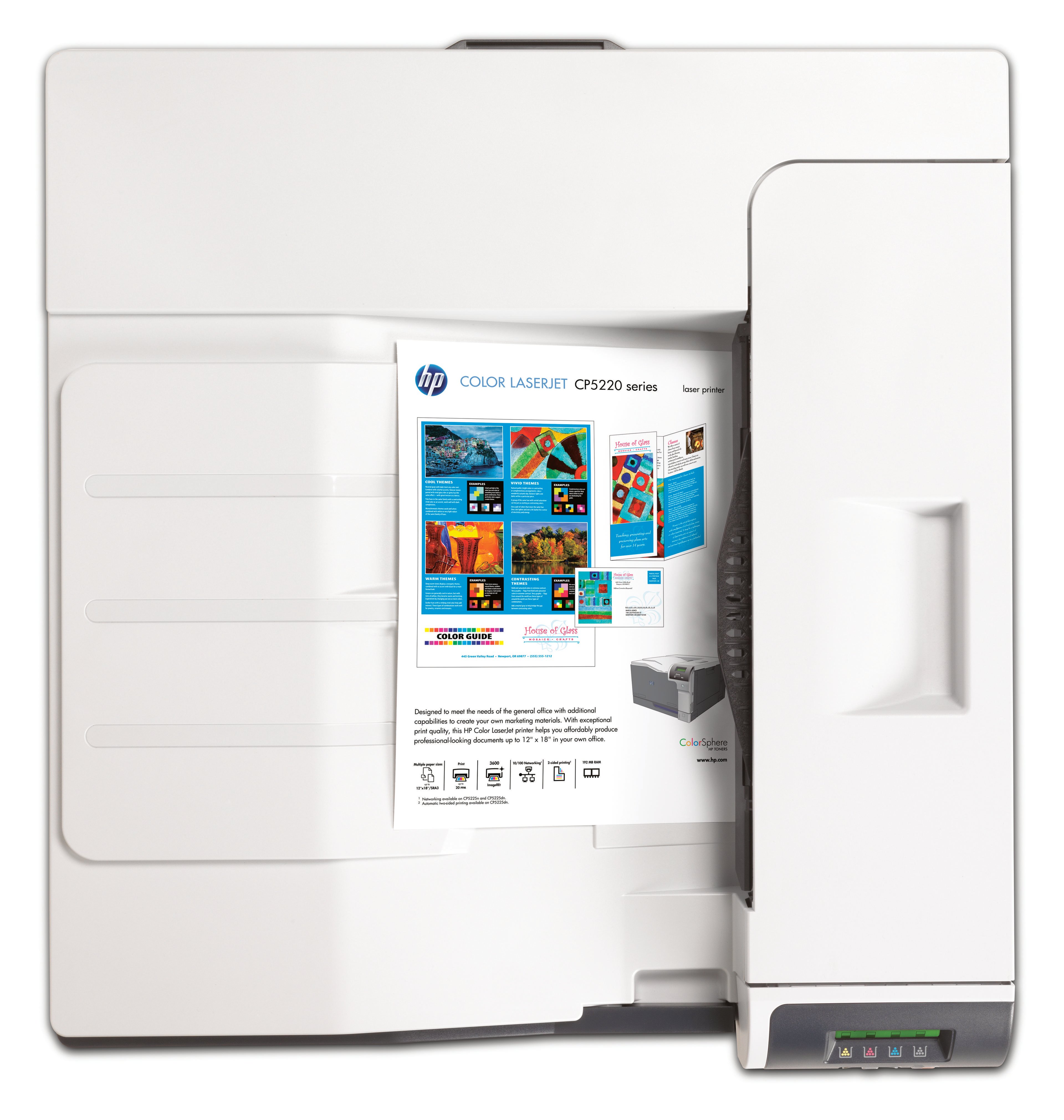 HP Color LaserJet CP5225dn Printer