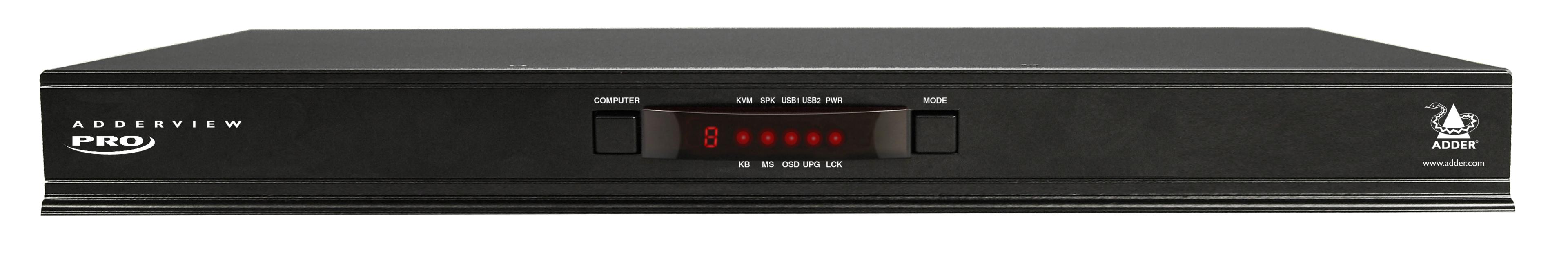 Adder ADDERView 8PRO DVI -KVM und USB2.0