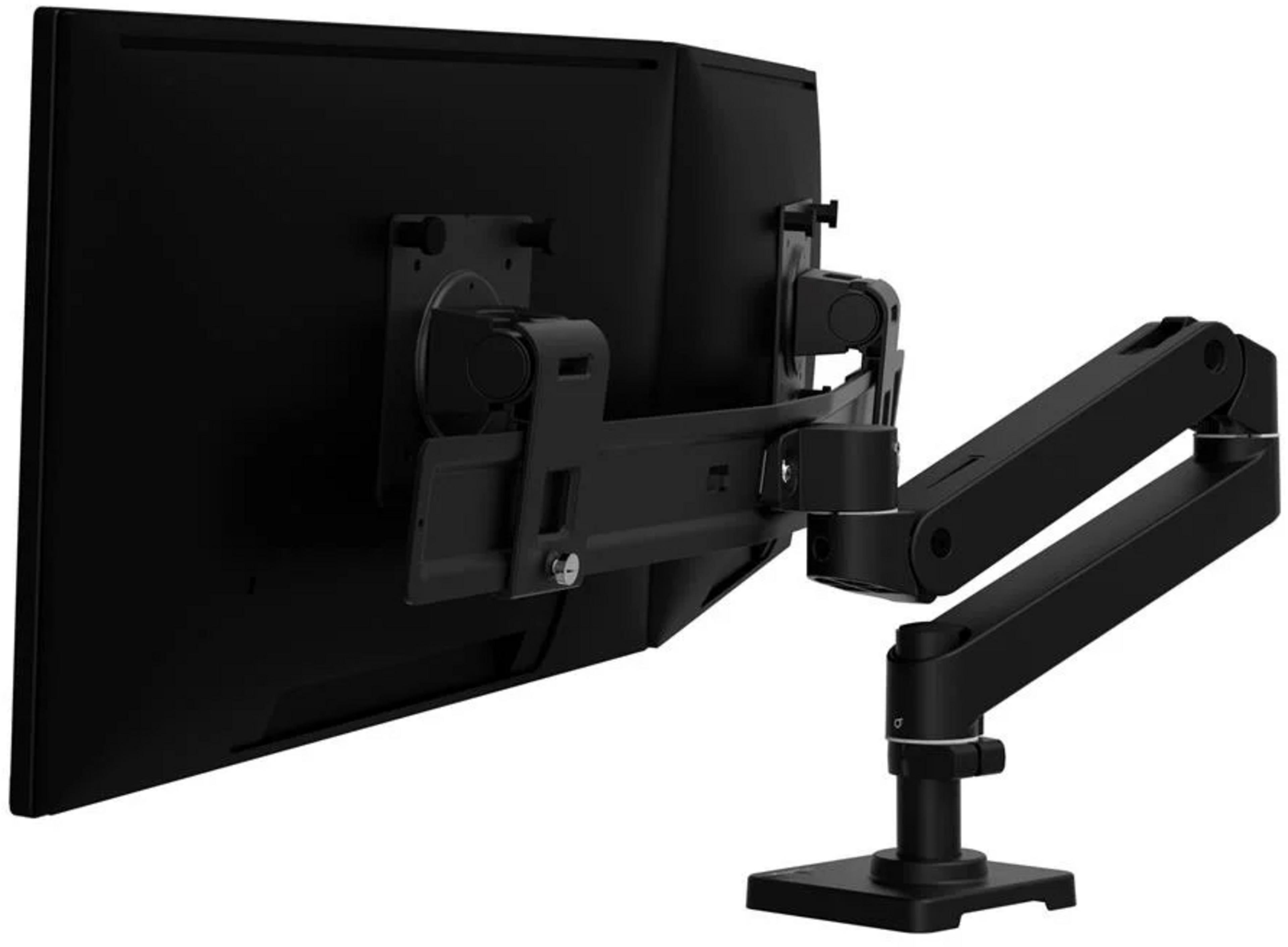 Ergotron LX Pro Direct Dual Desk Arm Blk