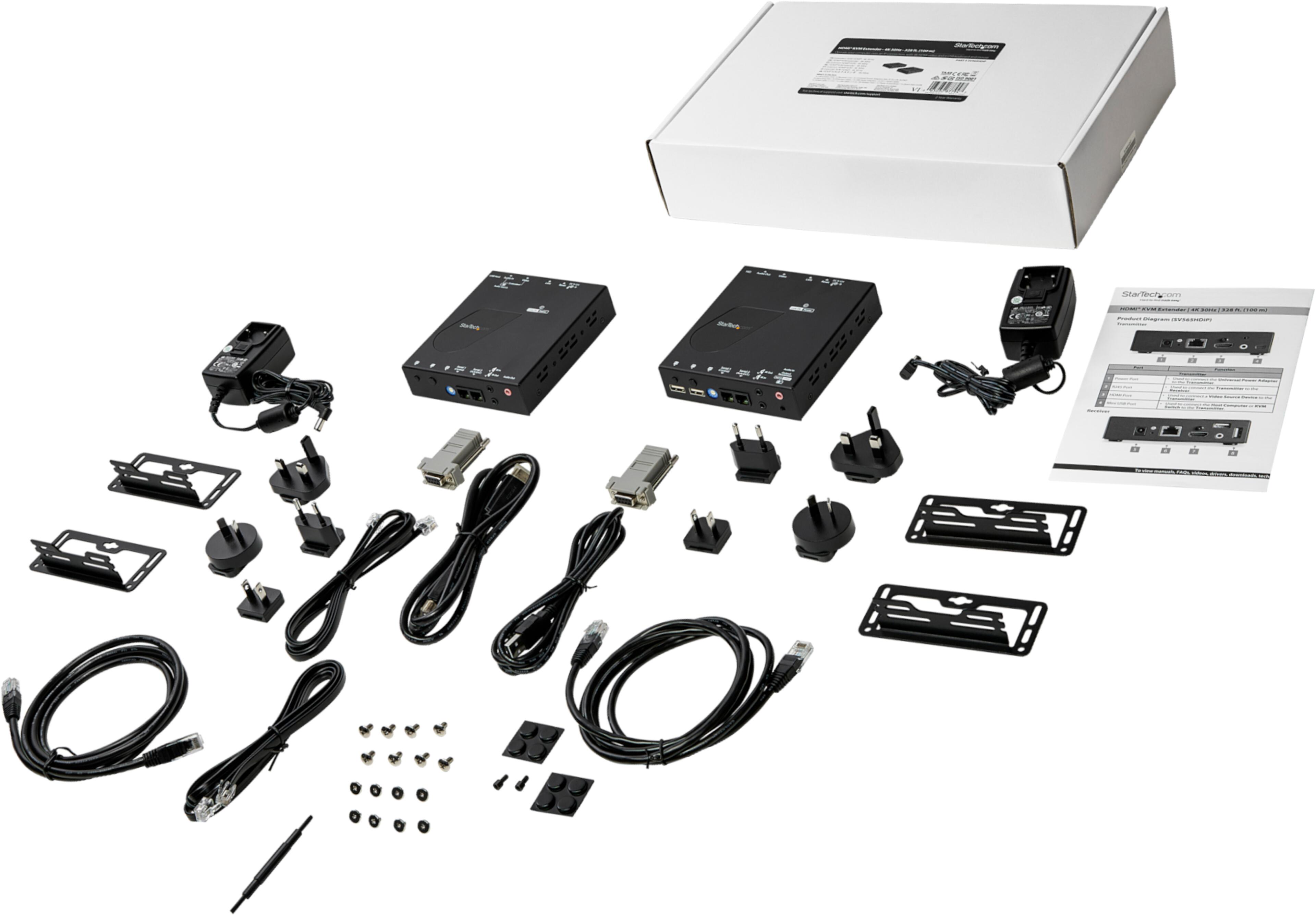 StarTech HDMI Cat6 KVM Extender 100m