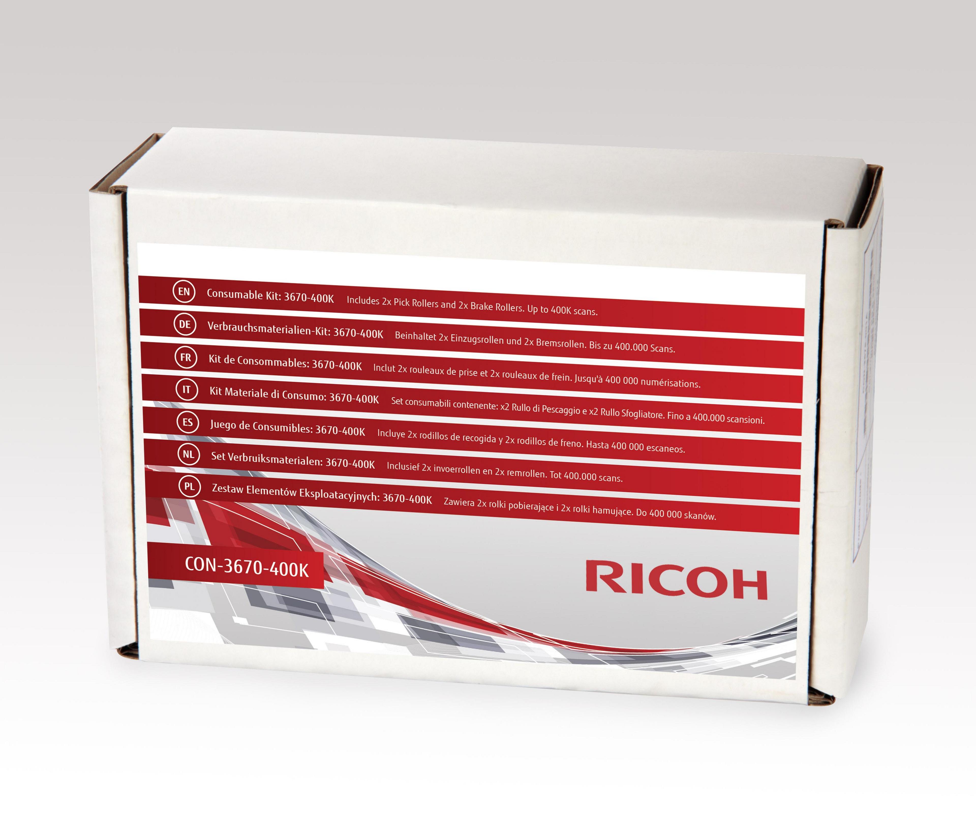 Set de consumibles Ricoh 3670-400K