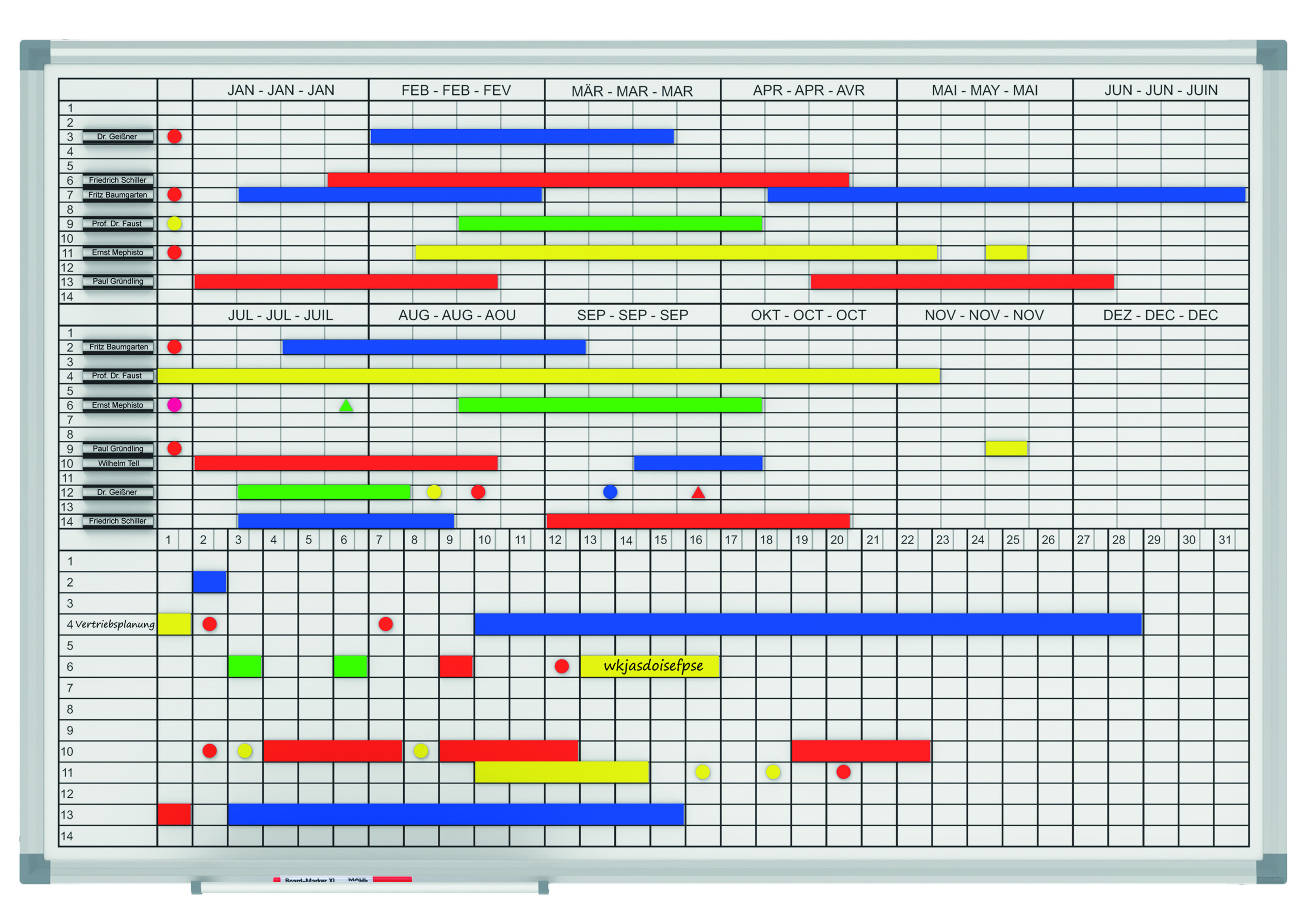 MAULstandard 60 x 90cm Yearly Planner