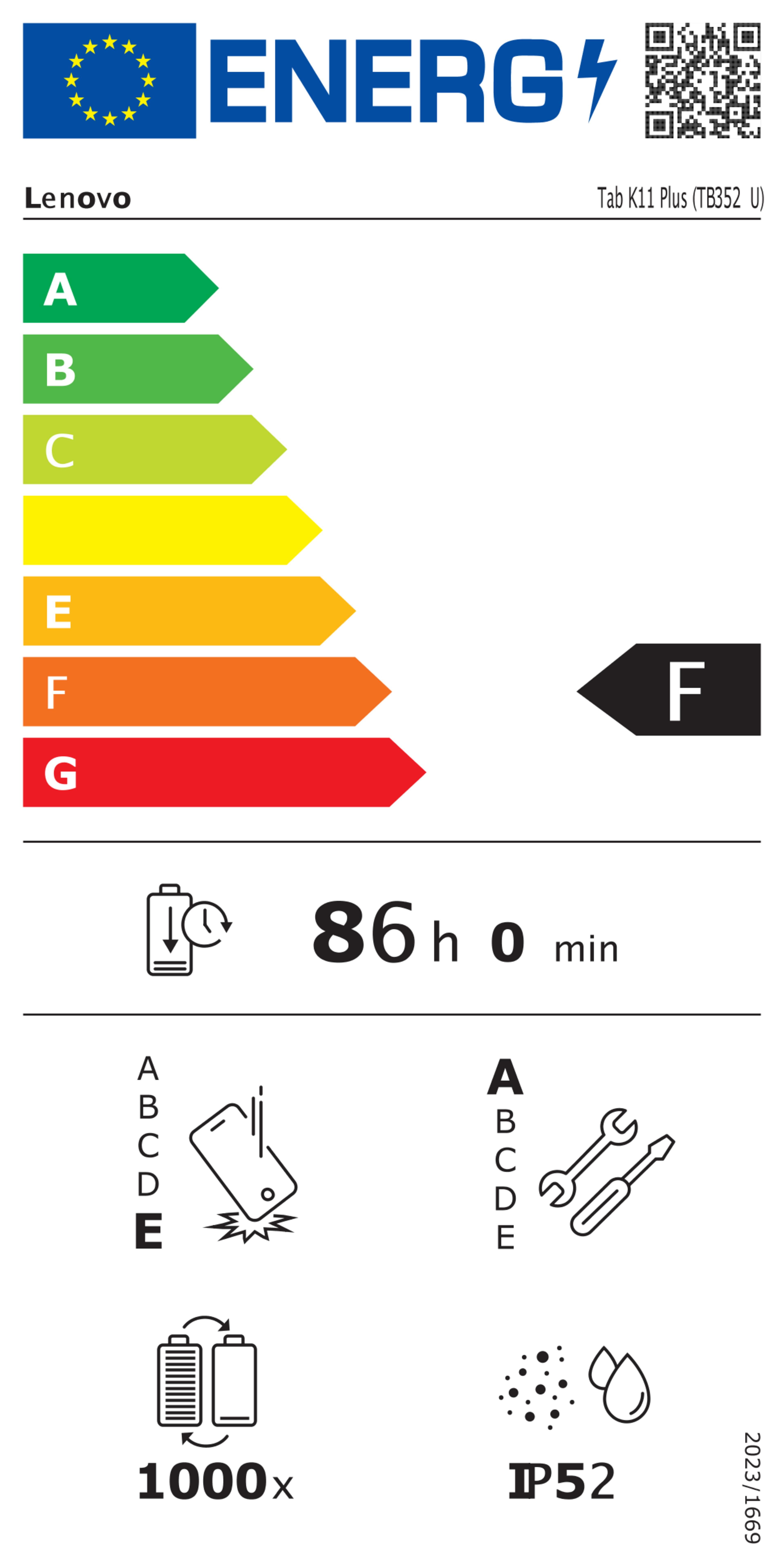 Lenovo Tab K11 Plus Snapdrg 6/128 Go LTE