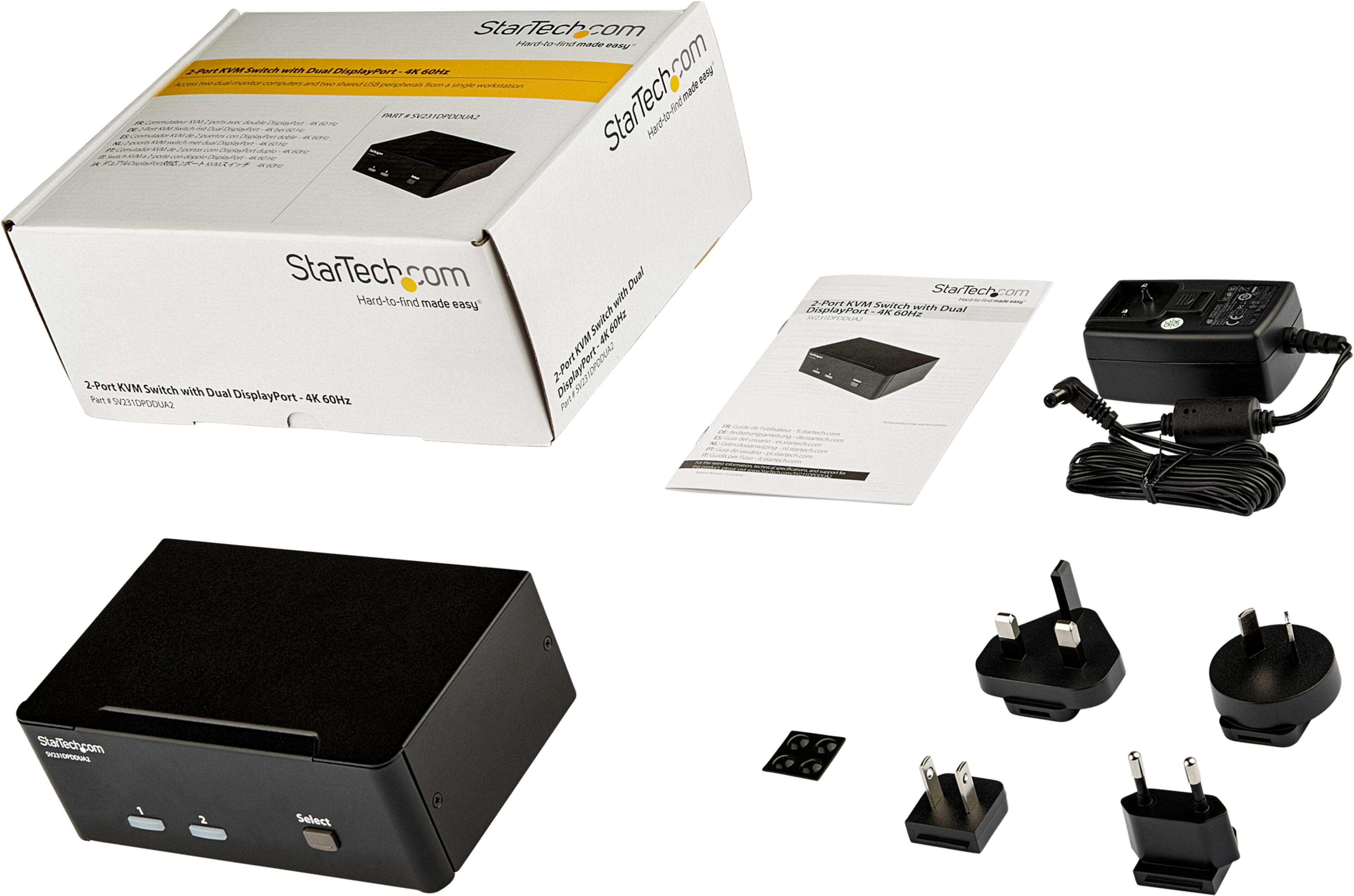 StarTech KVM Switch 2-port Dual DP