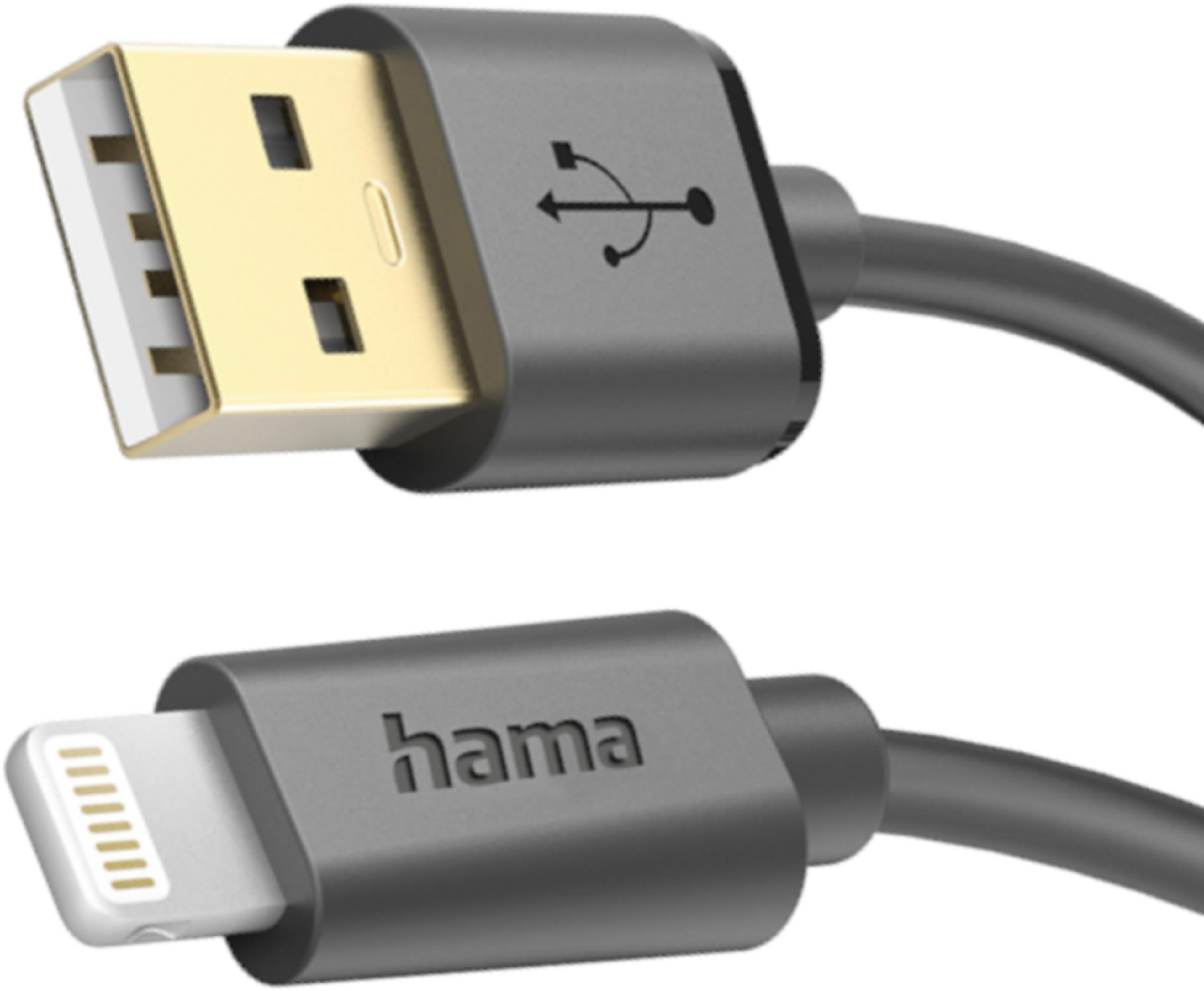 Hama USB Type-A - Lightning Cable 1.5m