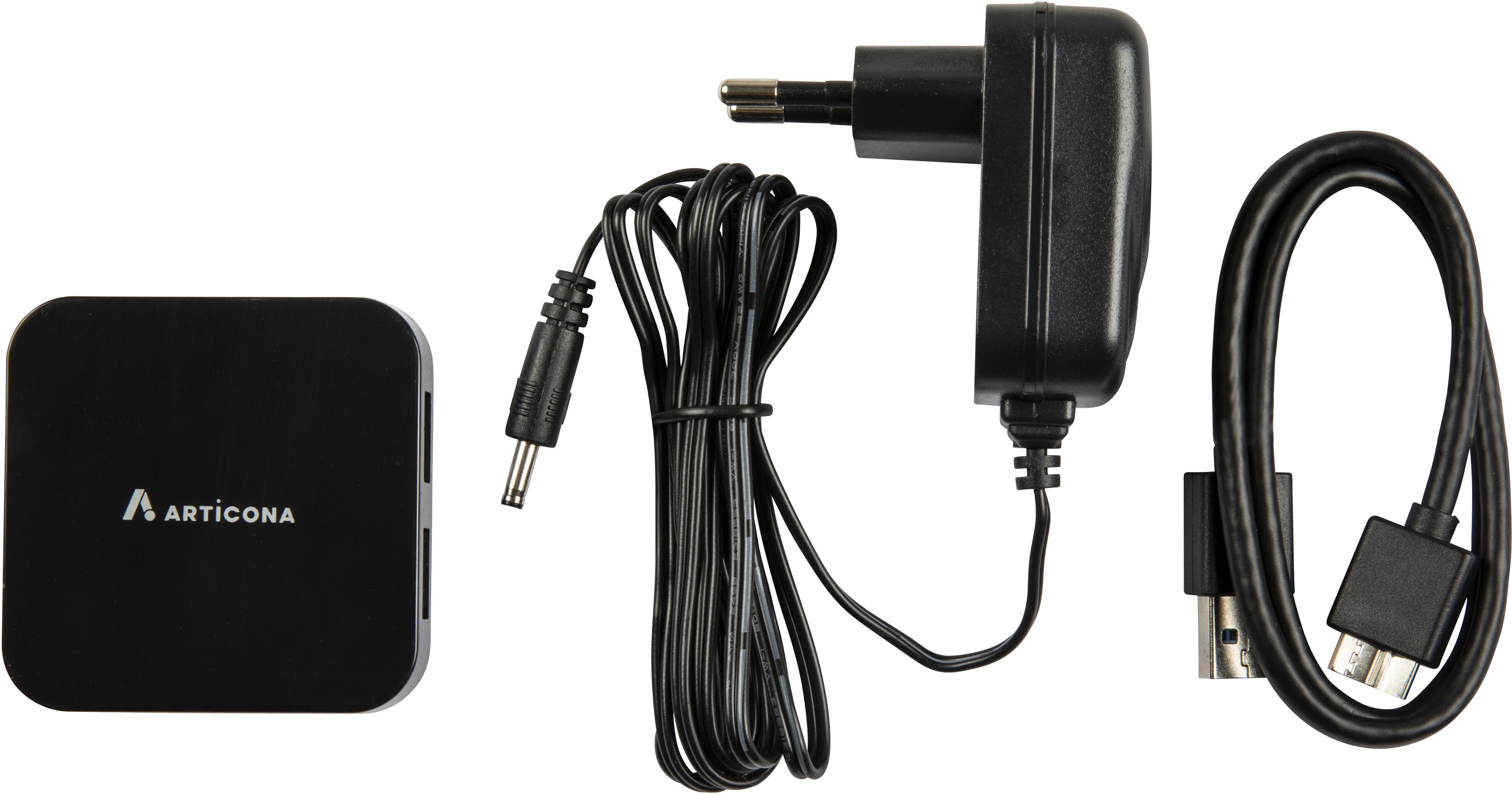Hub USB 3.0 + alimentation, 4 ports