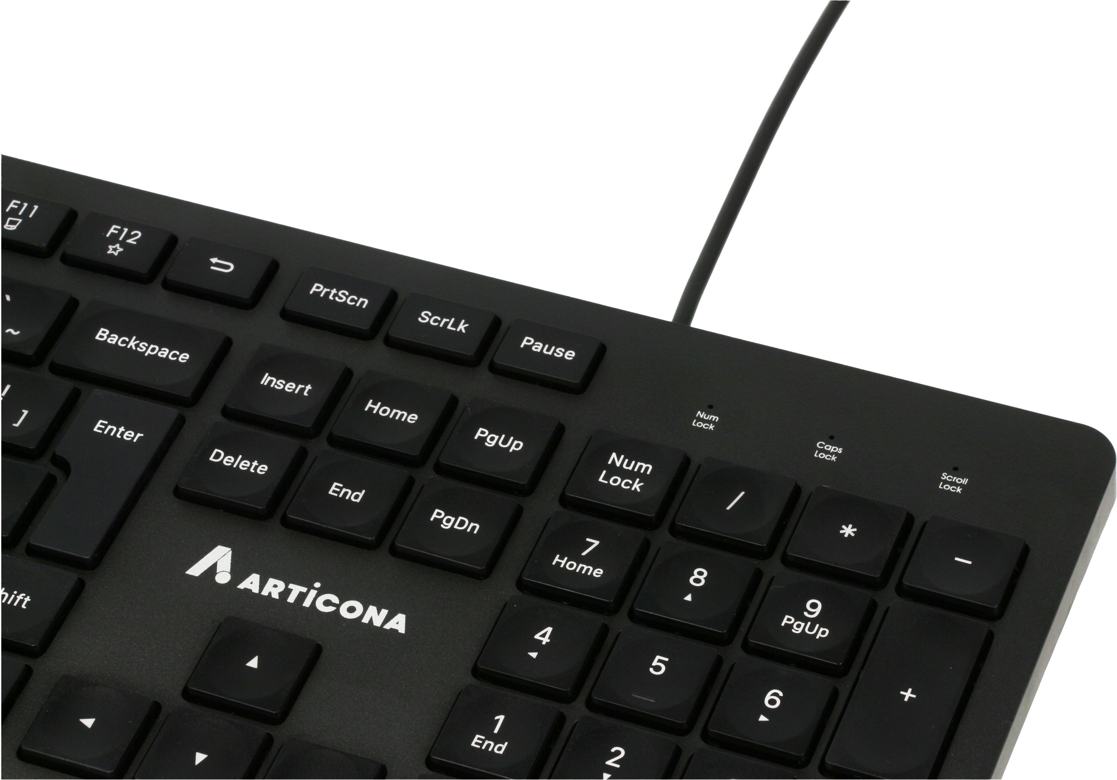ARTICONA Wired Multimedia Keyboard
