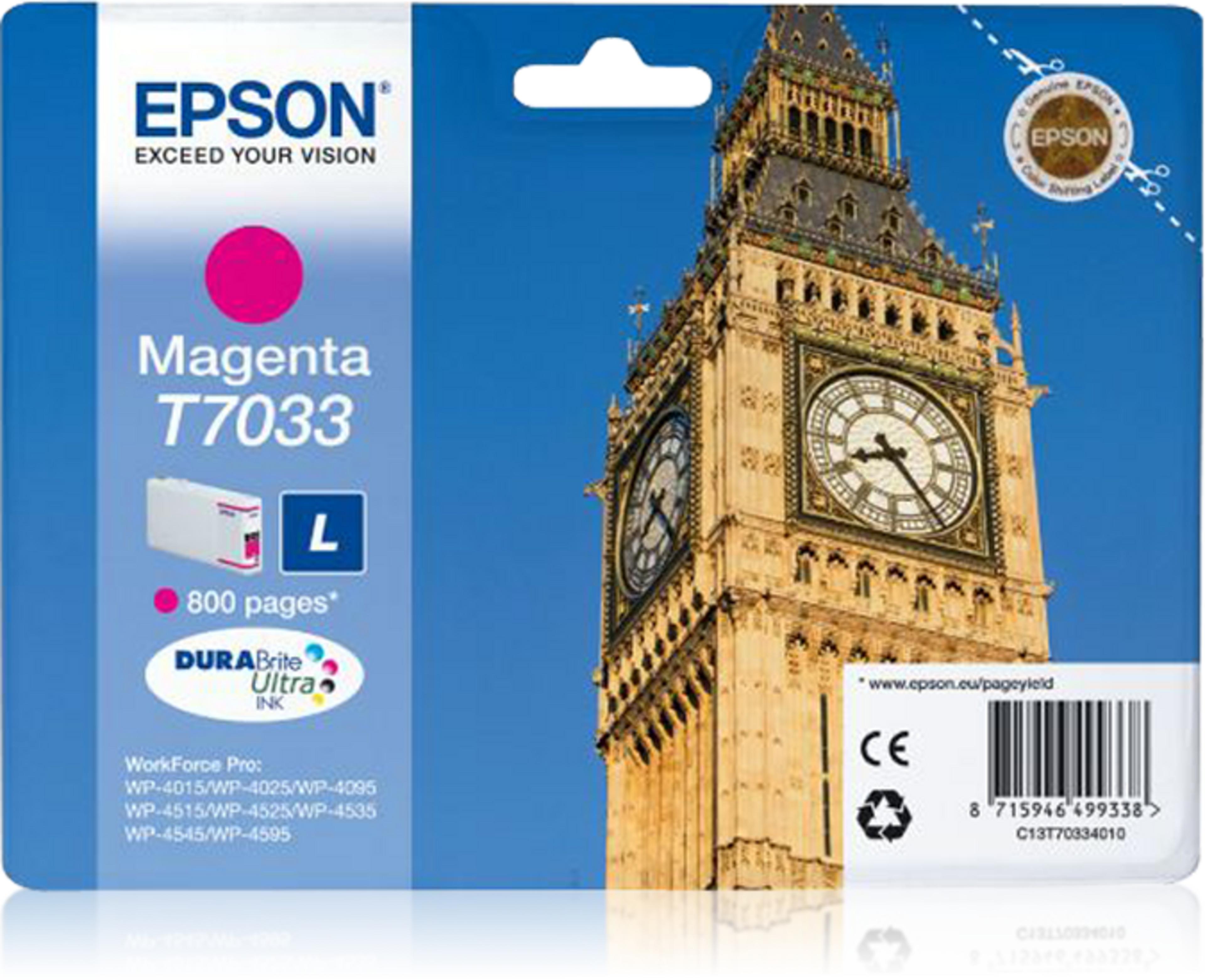 Epson T7033 L Ink Magenta