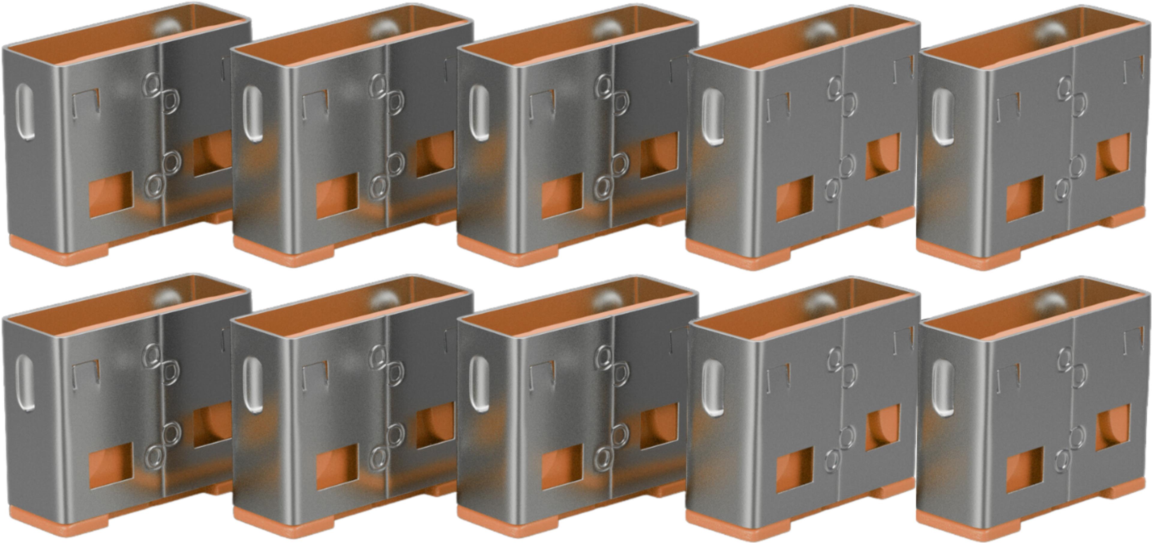 USB Typ A Port Schloss orange 10Stk
