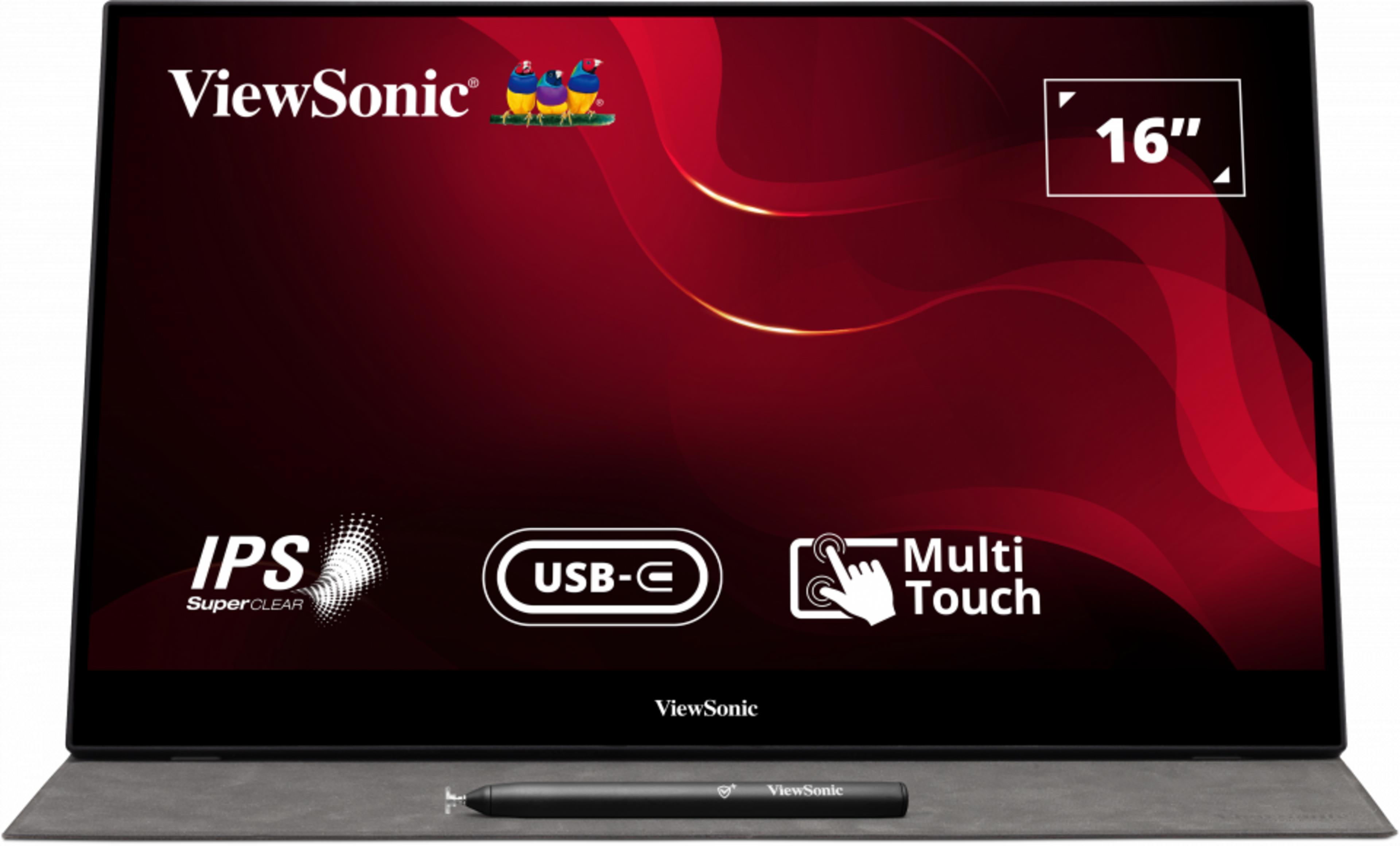 ViewSonic TD1655 Portable Touch Monitor