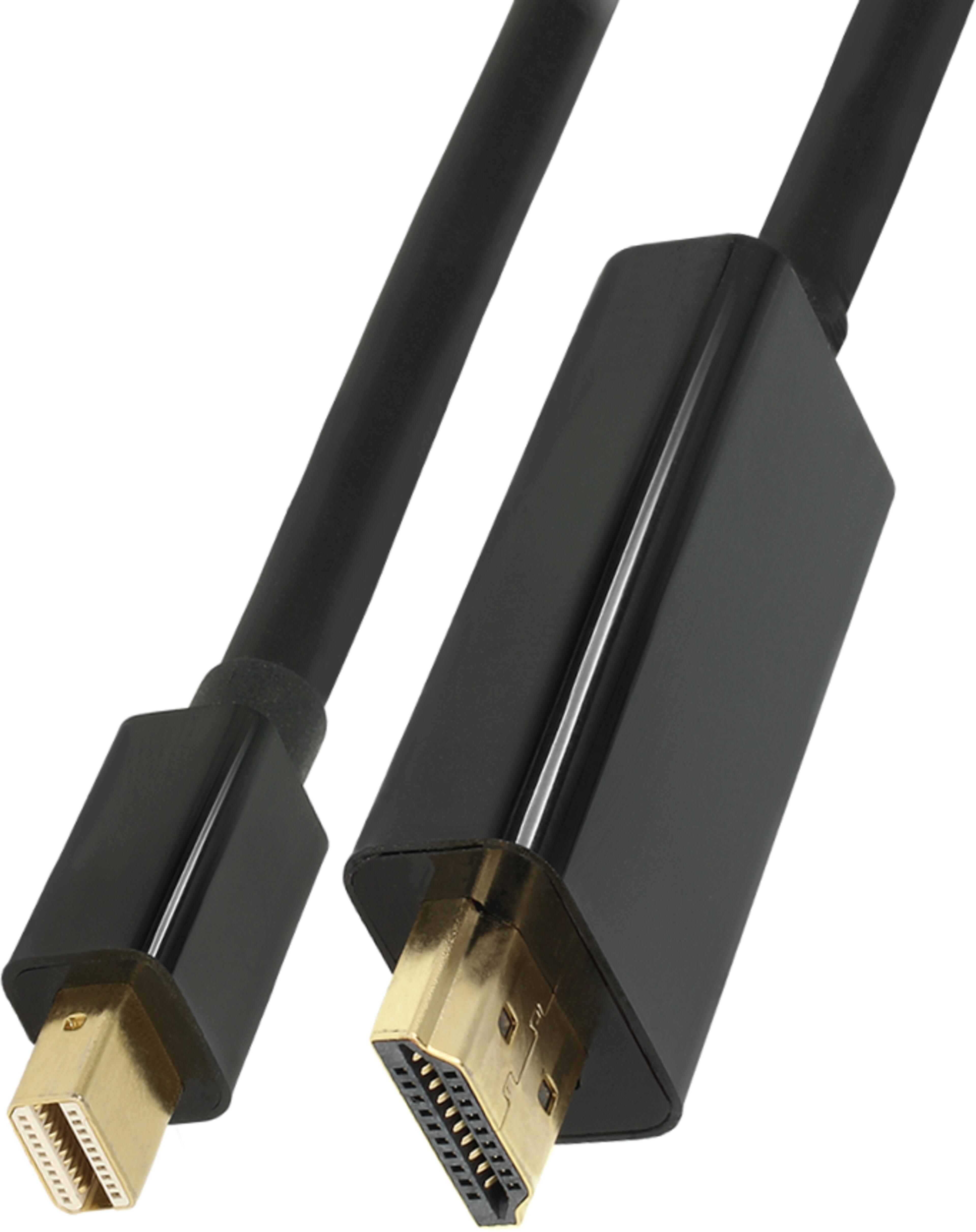 Delock Mini-DP - HDMI Kabel 1 m