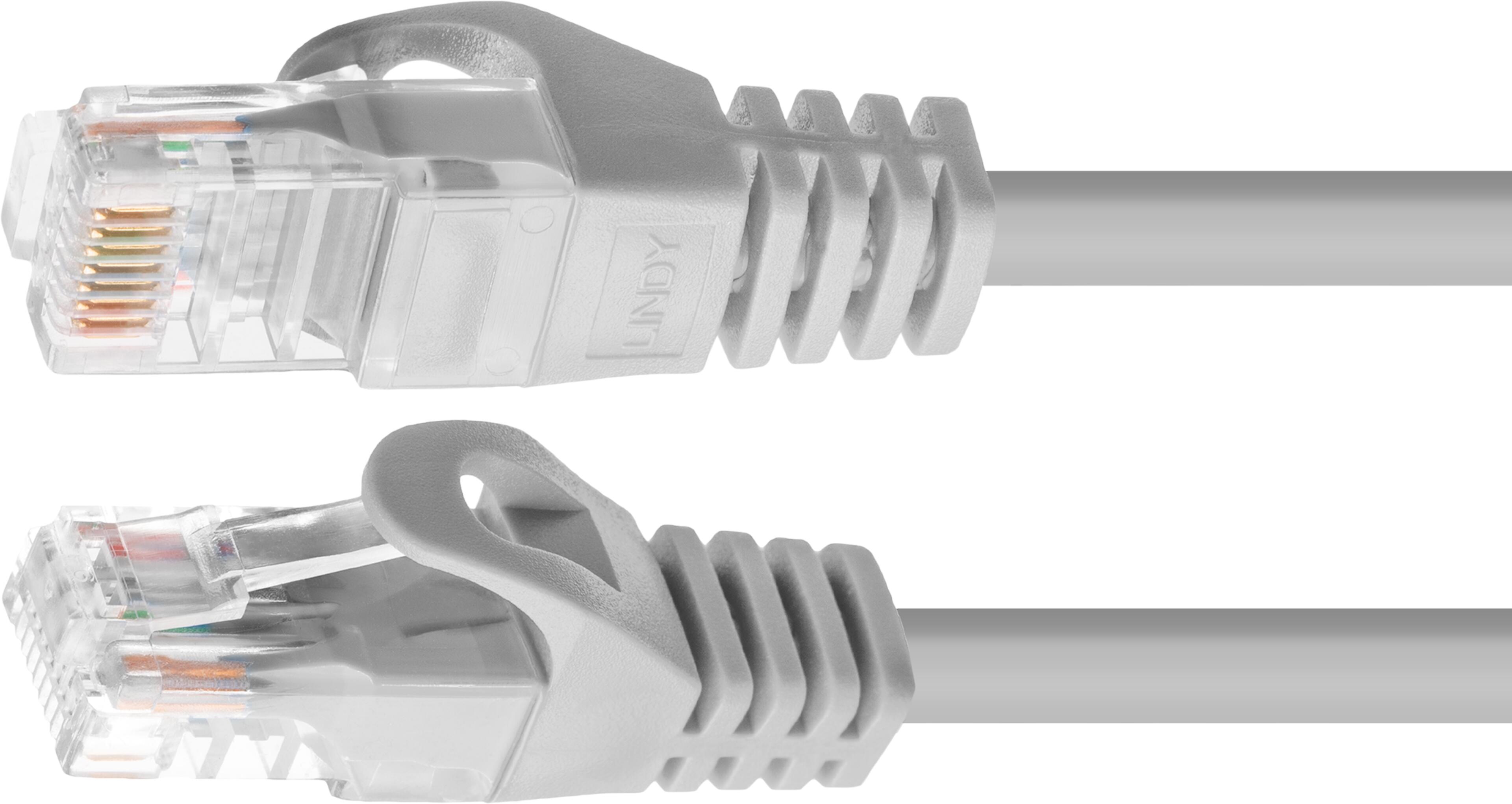 Patch Cable RJ45 U/UTP Cat5e 1m Grey