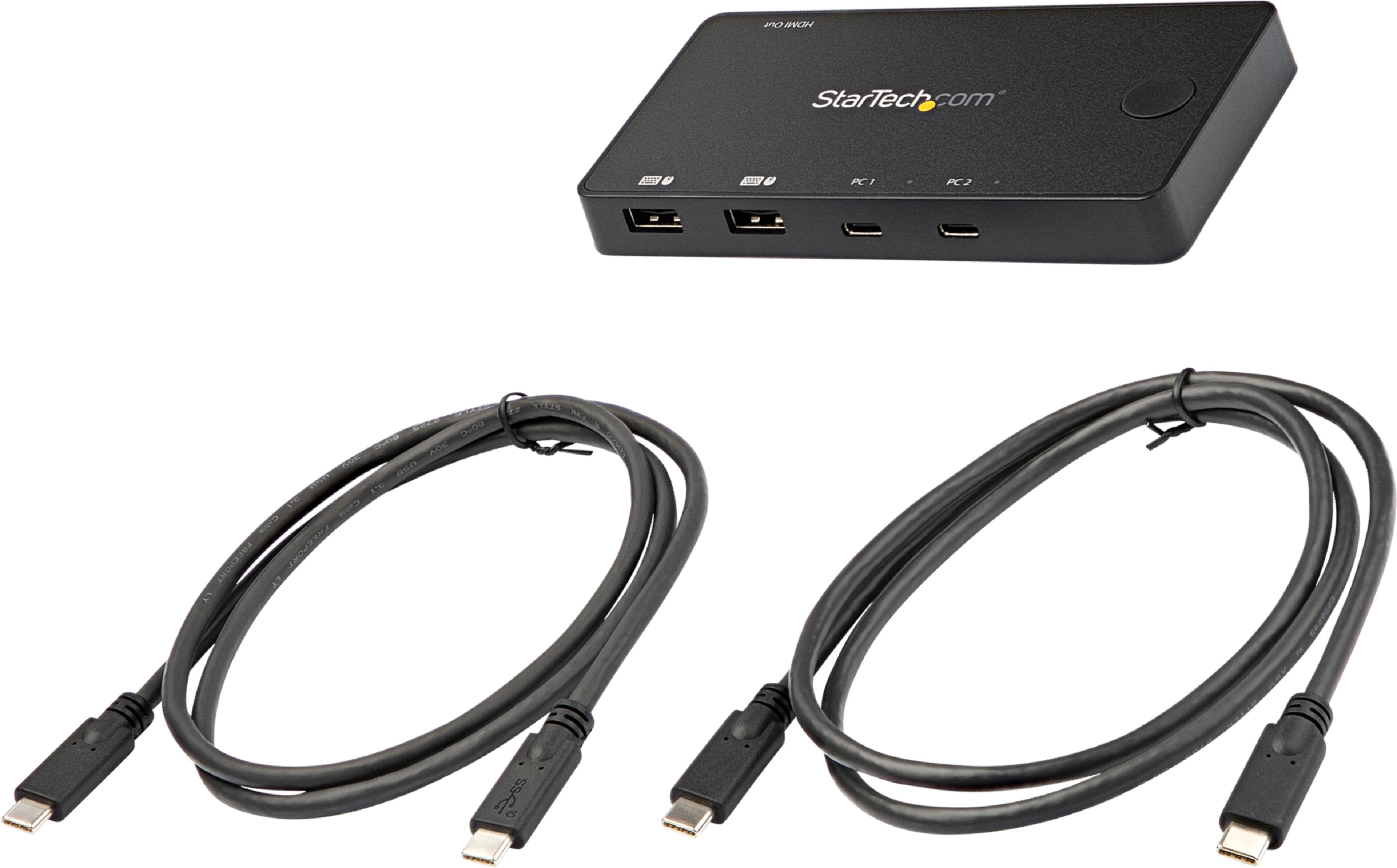 StarTech KVM Switch HDMI/Type-C 2-port