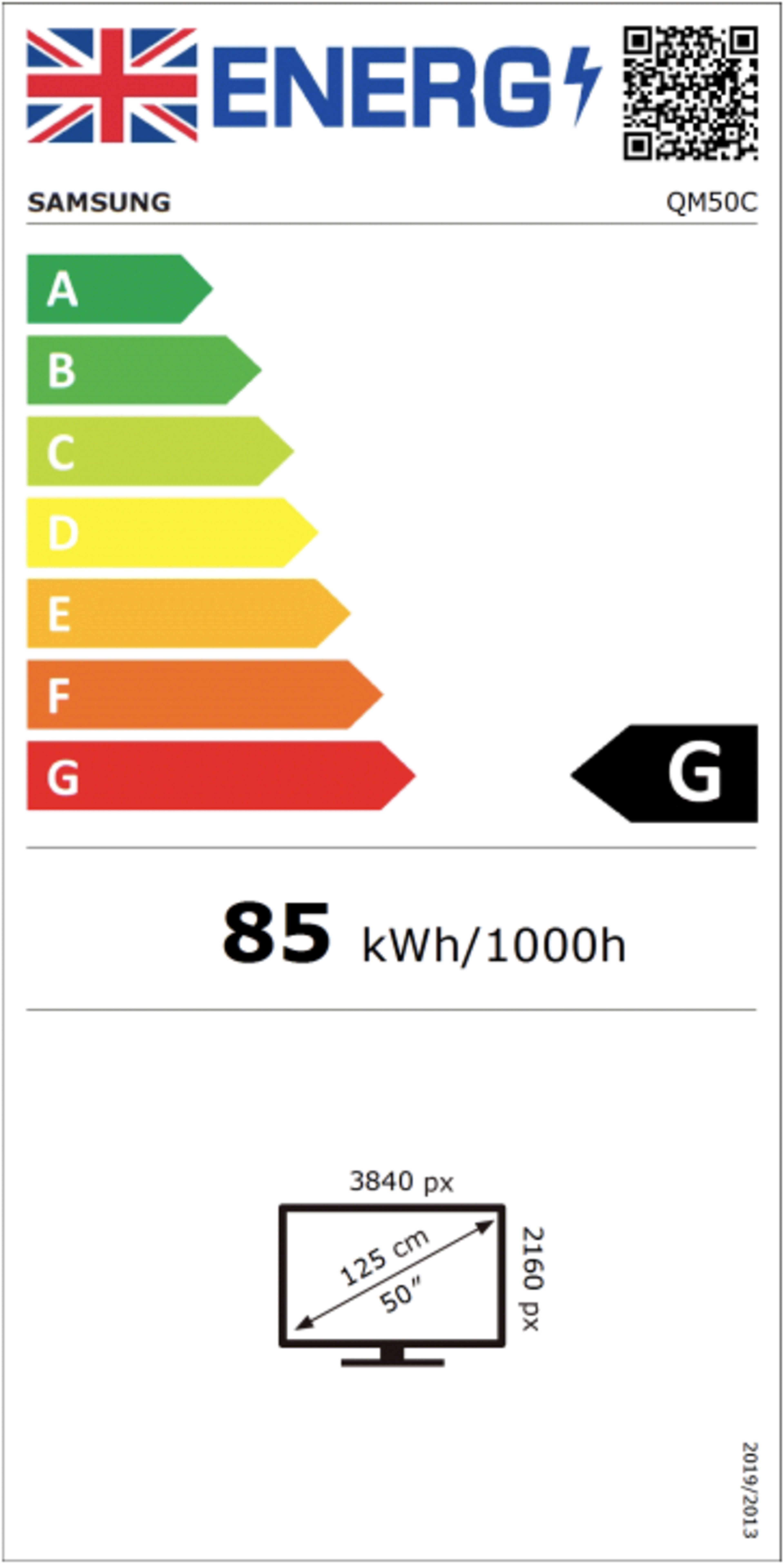 Samsung QM50C Smart Signage Display
