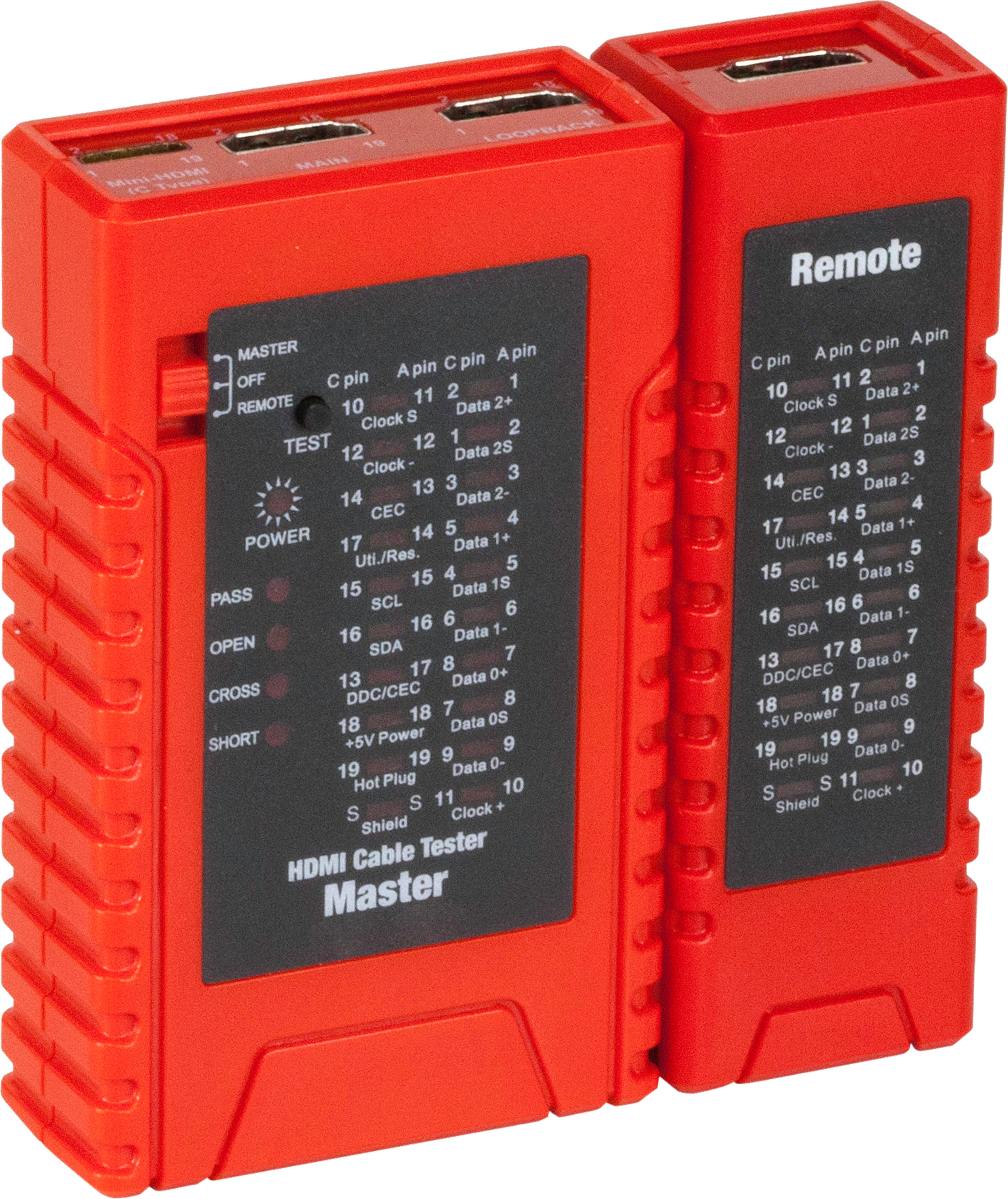 Kabeltester HDMI (A+C)