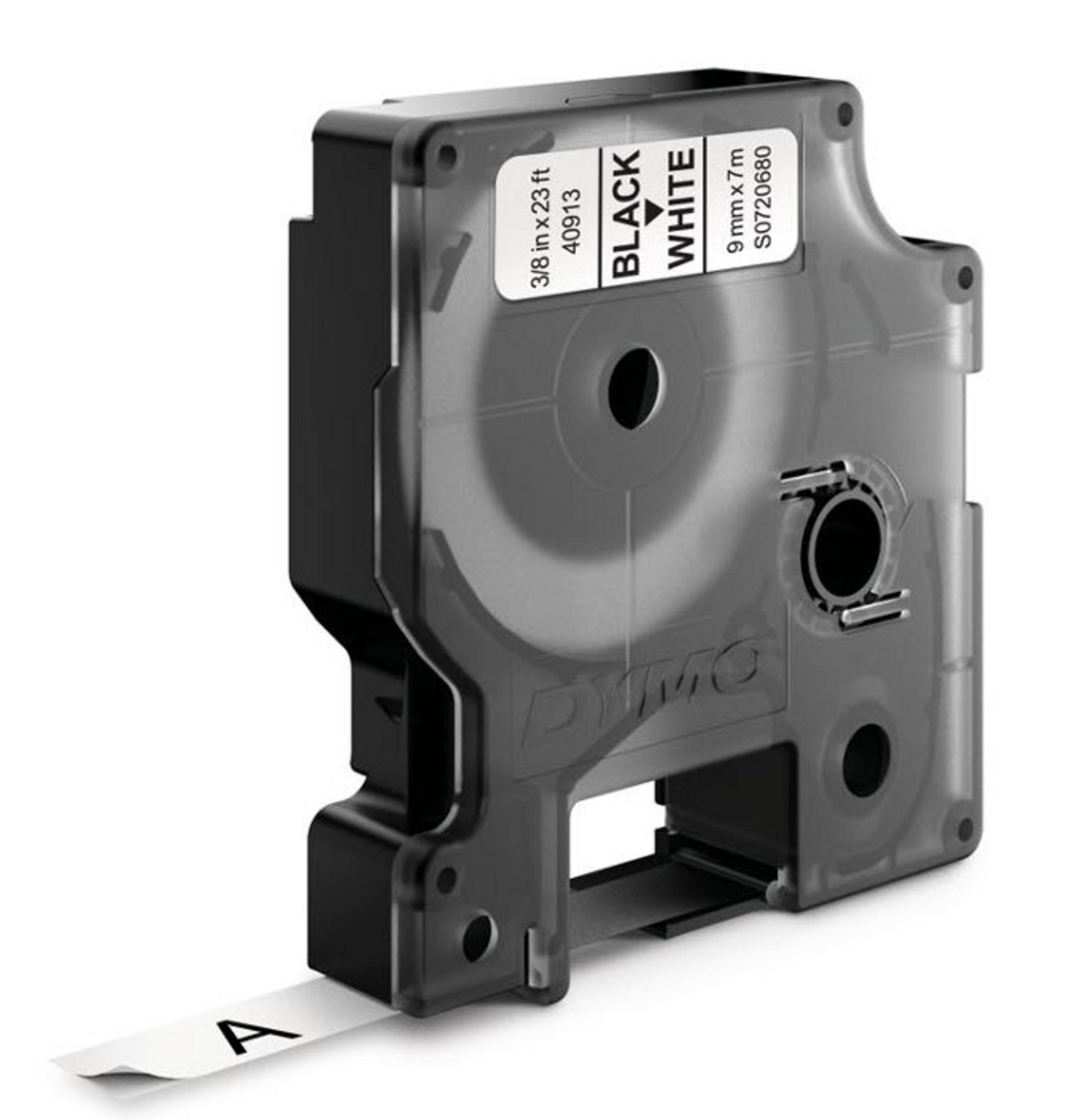 Popisovací páska Dymo D1 bílá/černá 9mm