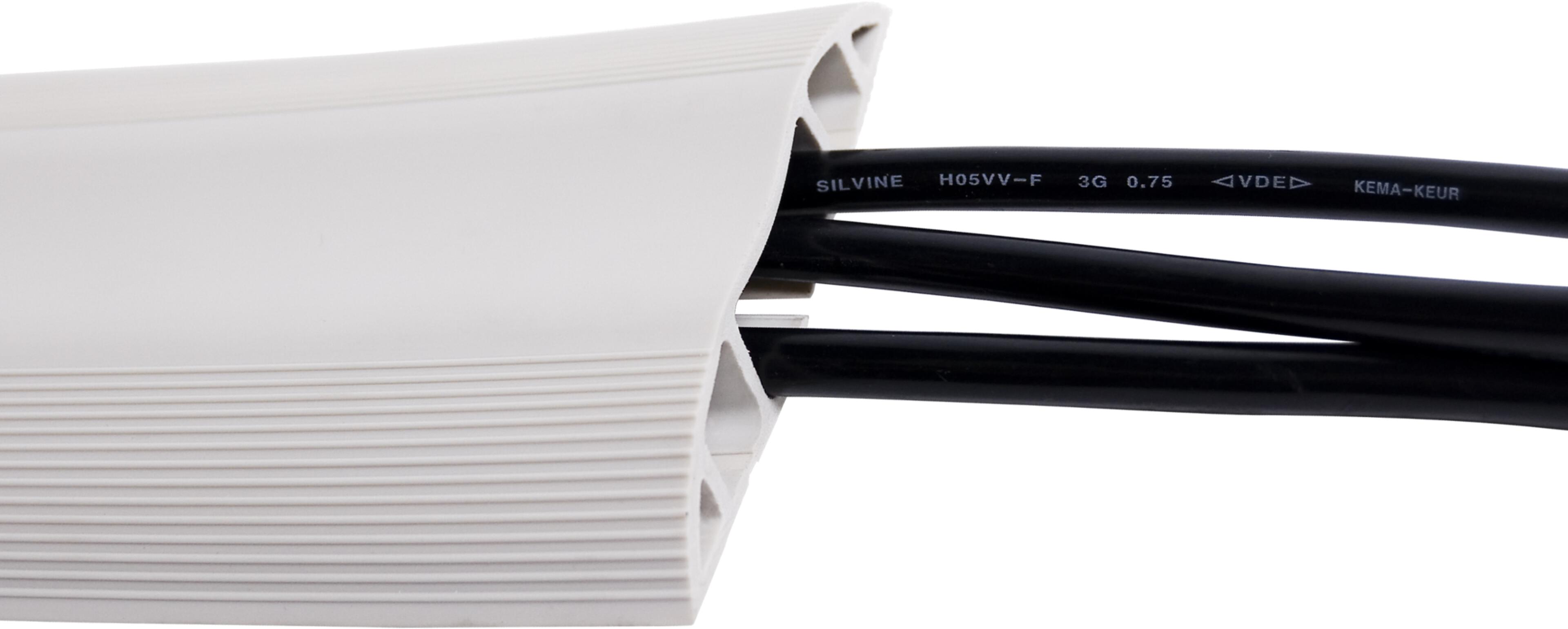 Kabelbrücke breit 83x15mm 3m grau